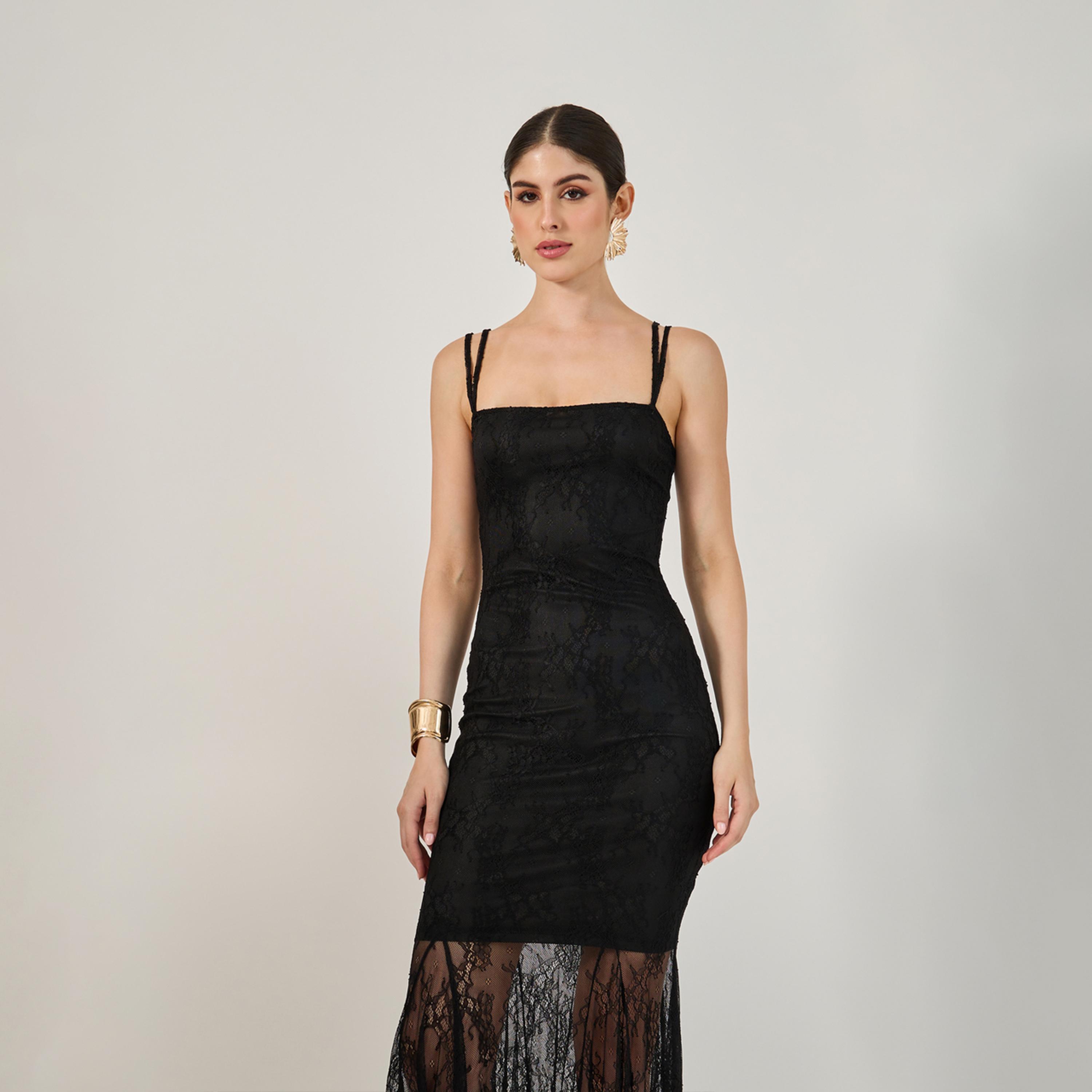 Styli Strappy Lace Detail Bodycon Maxi Dress-women-clothing-dresses-image-3