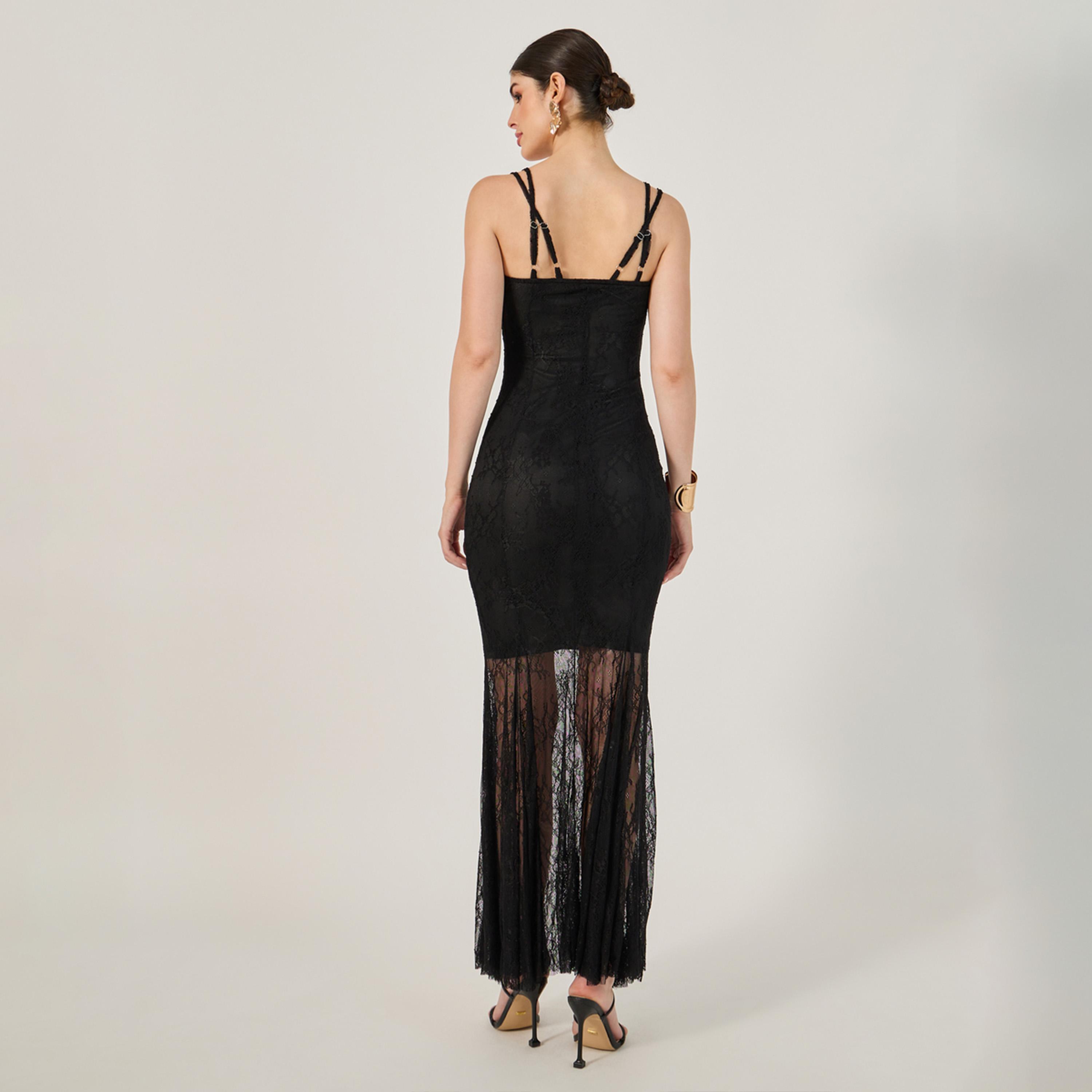 Styli Strappy Lace Detail Bodycon Maxi Dress-women-clothing-dresses-image-5
