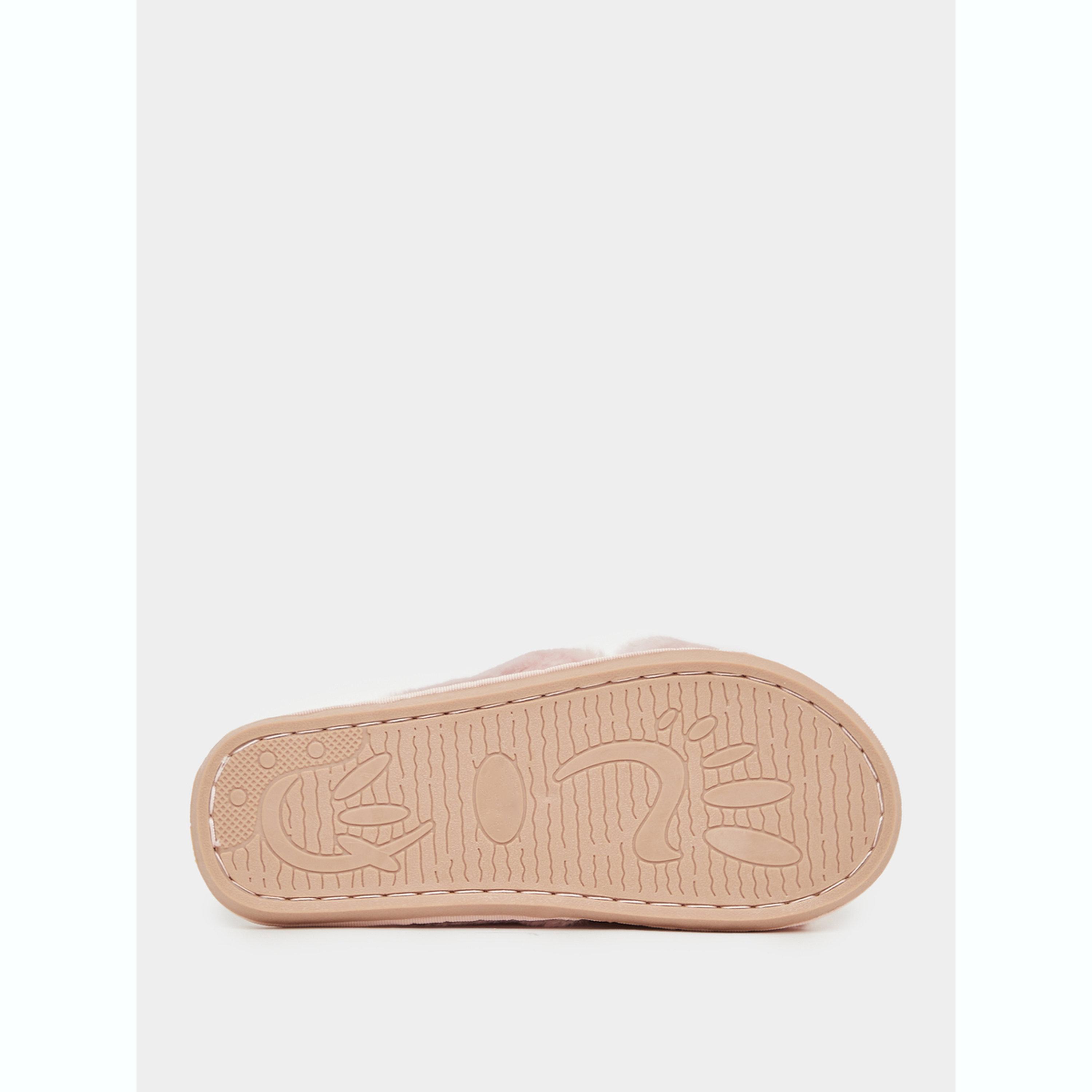 Styli Criss Cross Strap Fluffy Bedroom Slippers-women-shoes-bedroomslippers-image-7