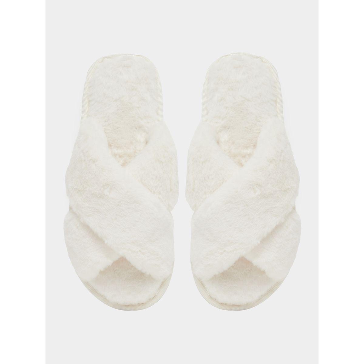 ستايلي - شبشب غرفة النوم زغبي ذو أشرطة متقاطعة-women-shoes-bedroomslippers-image-6