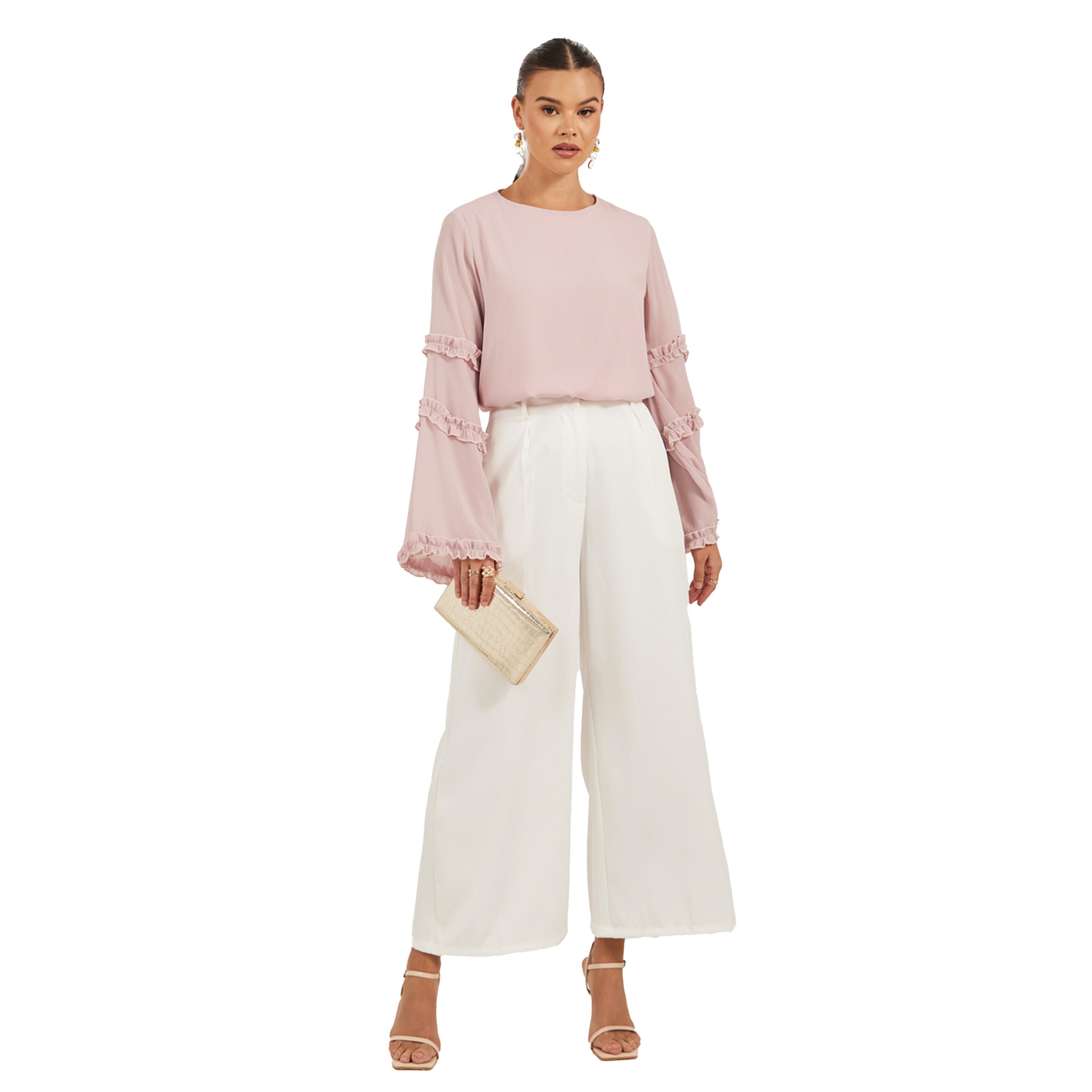 Take Two Flounce Long Sleeve Ruffled Detail Top-women-clothing-shirtsandblouses-blouses-image-2