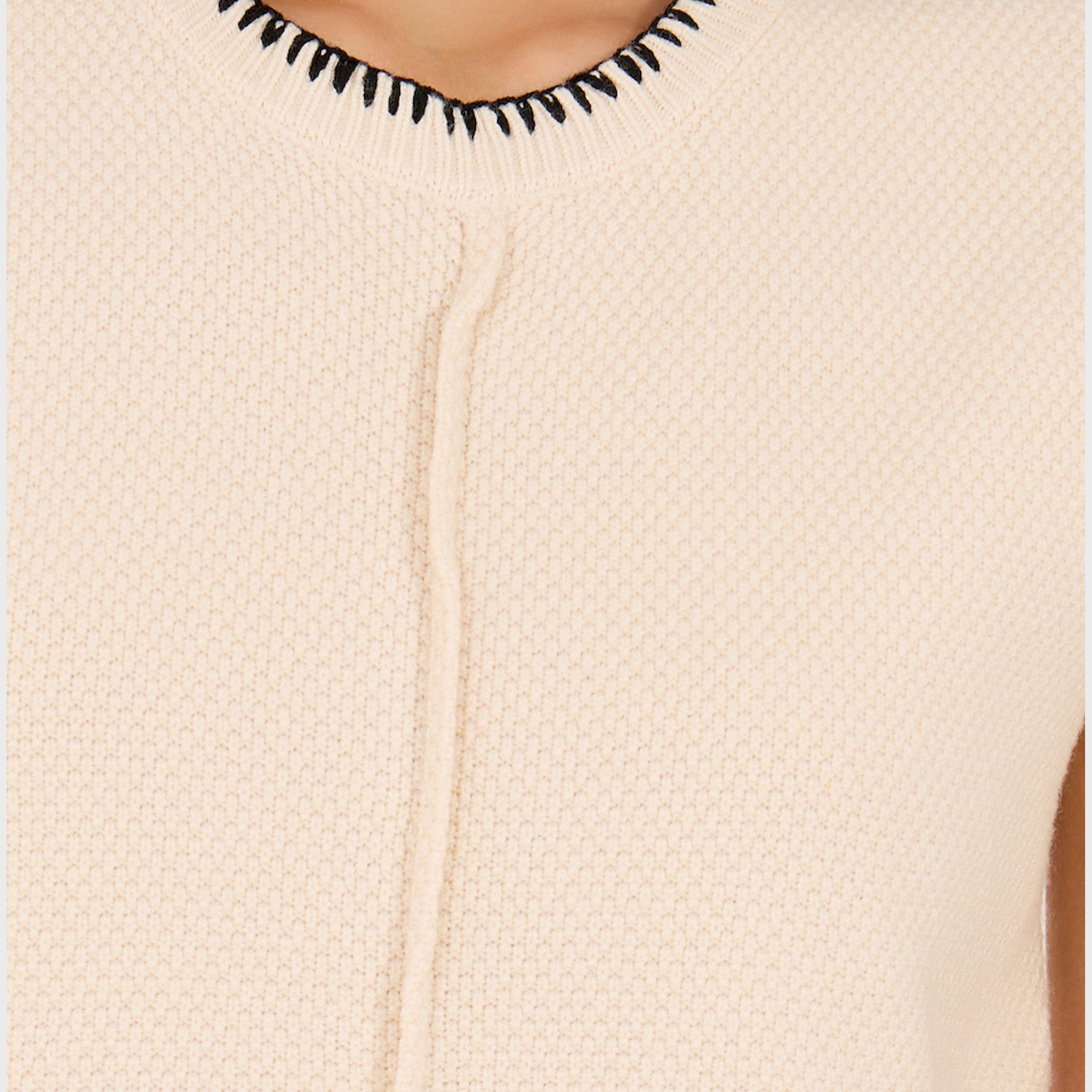 بلوزة بدون أكمام مع تفاصيل خياطة متباينة-women-clothing-tshirts-image-3