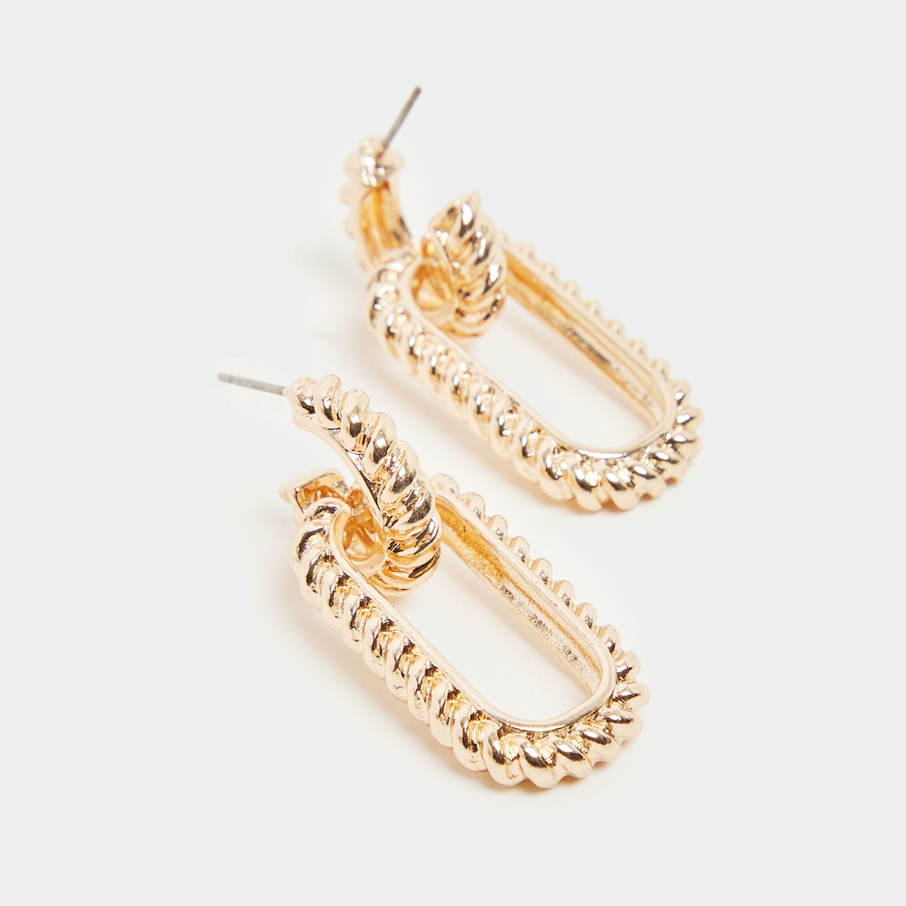 ستايلي - أقراط متدلية مربعة الشكل-women-watchesandjewellery-jewellery-earrings-image-4