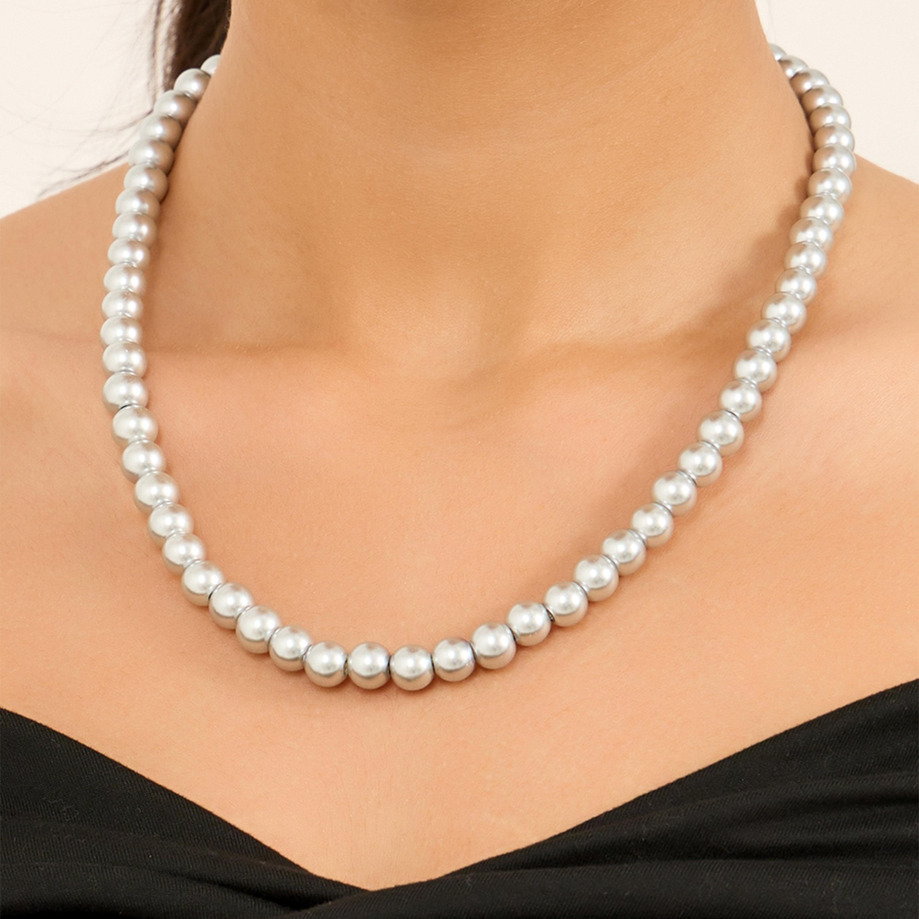 ستايلي - قلادة من اللؤلؤ الصناعي-women-watchesandjewellery-jewellery-necklacesandpendants-image-2