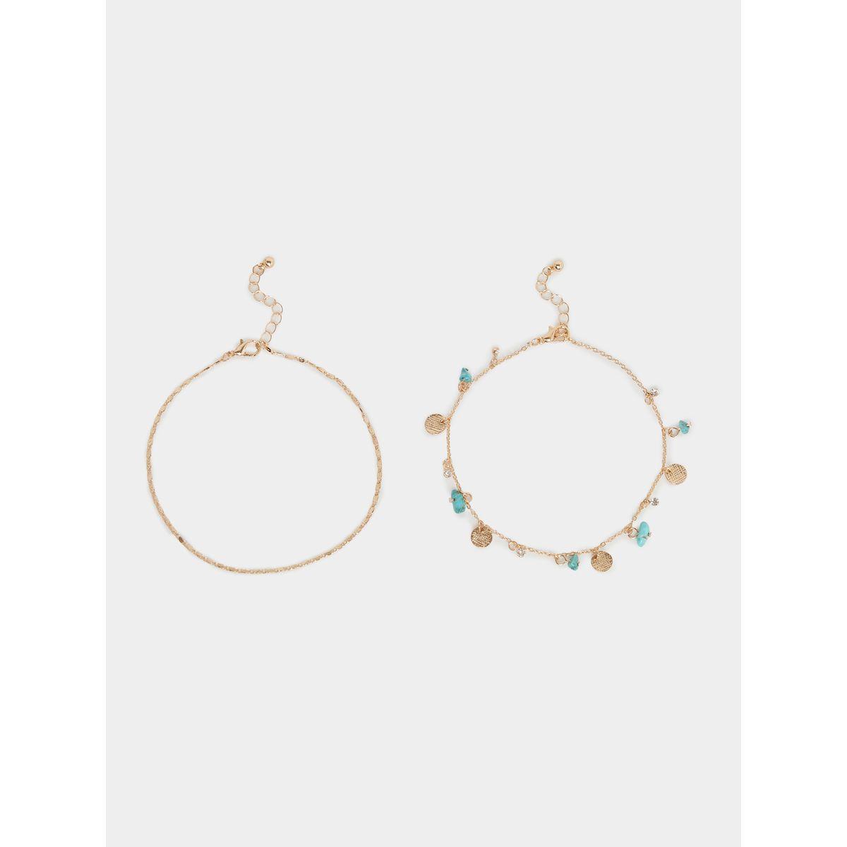 مجموعة من خلاخيل كاجوال-women-watchesandjewellery-jewellery-anklets-image-1