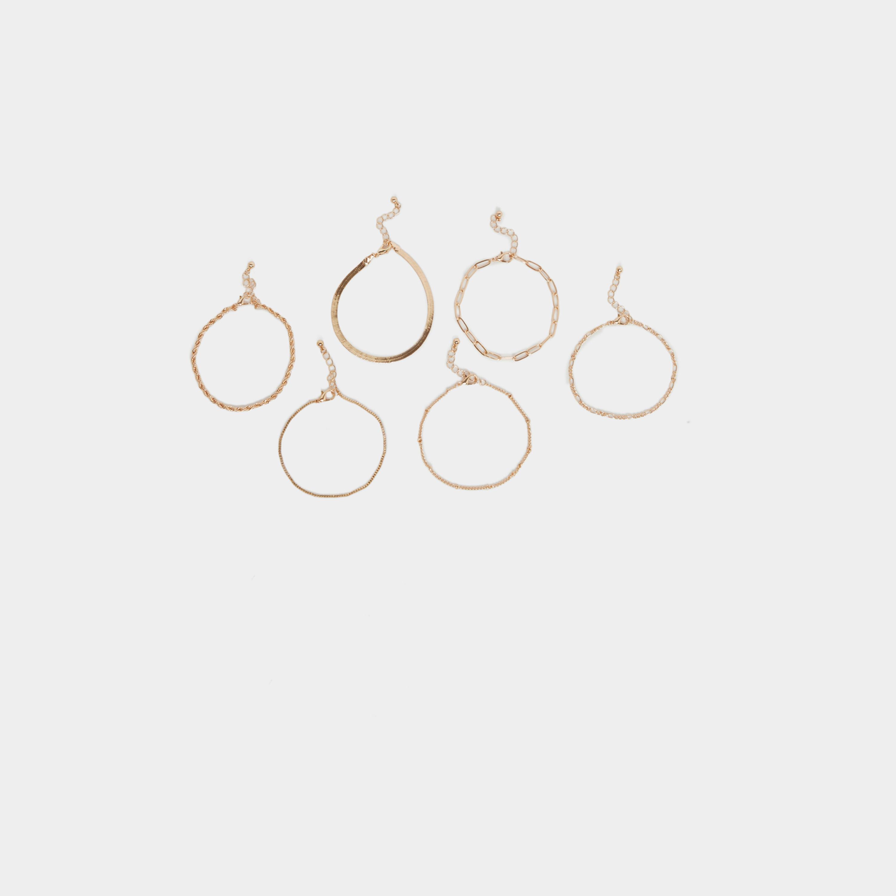 ستايلي - مجموعة من 6 قطع - أساور متنوعة-women-watchesandjewellery-jewellery-banglesandbracelets-image-1