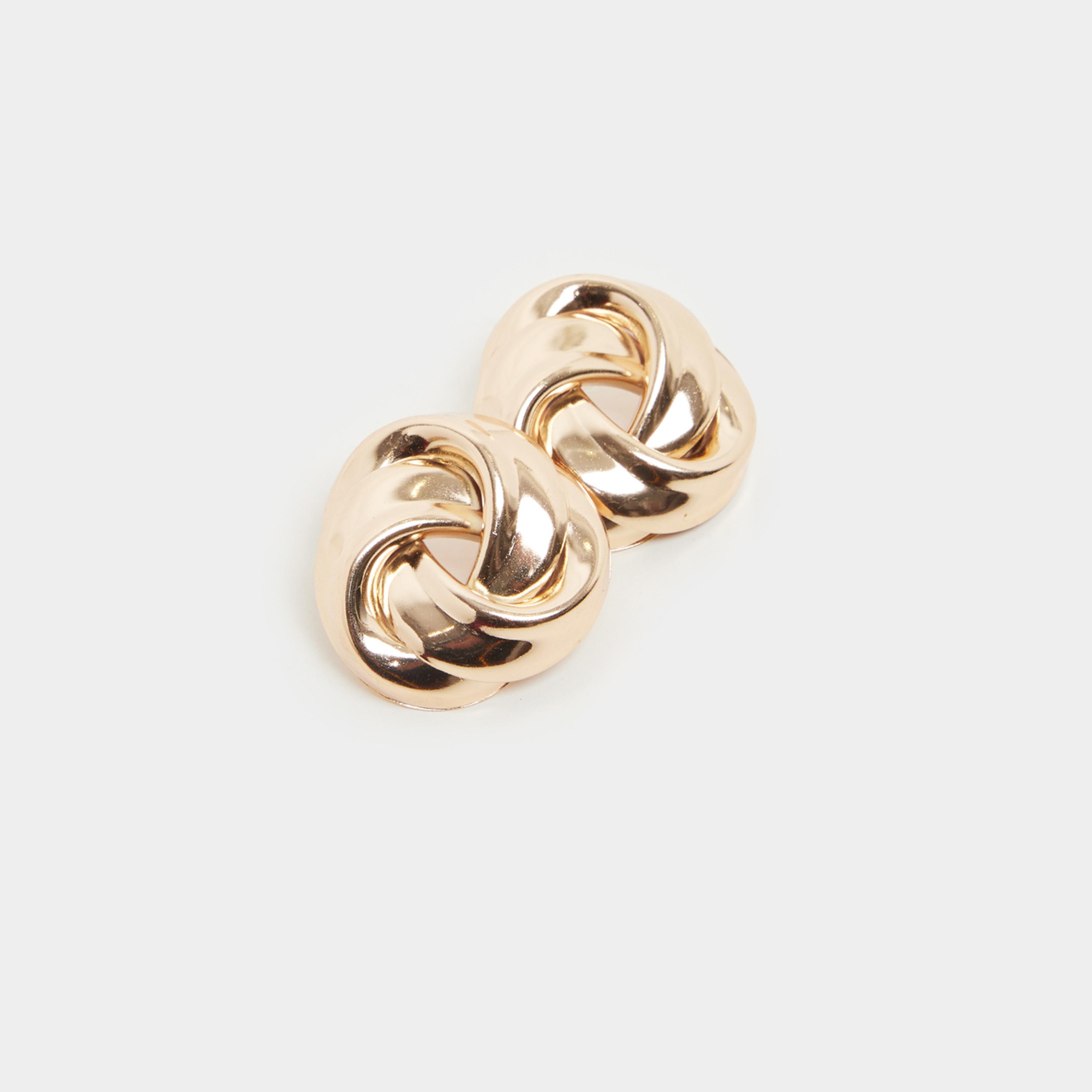 Styli Round Stud Earrings-women-watchesandjewellery-jewellery-earrings-image-4
