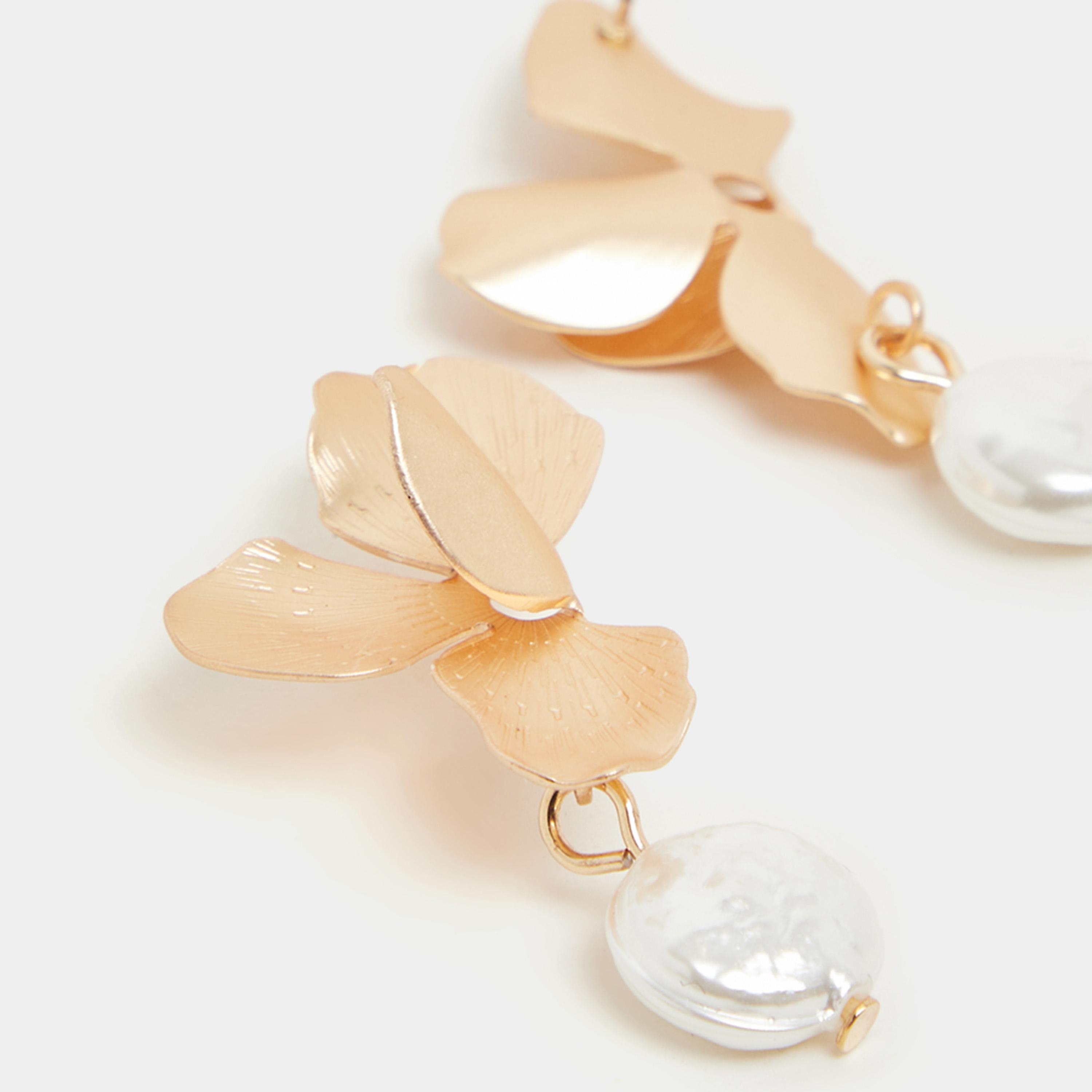 Styli Floral Drop Earrings-women-watchesandjewellery-jewellery-earrings-image-4