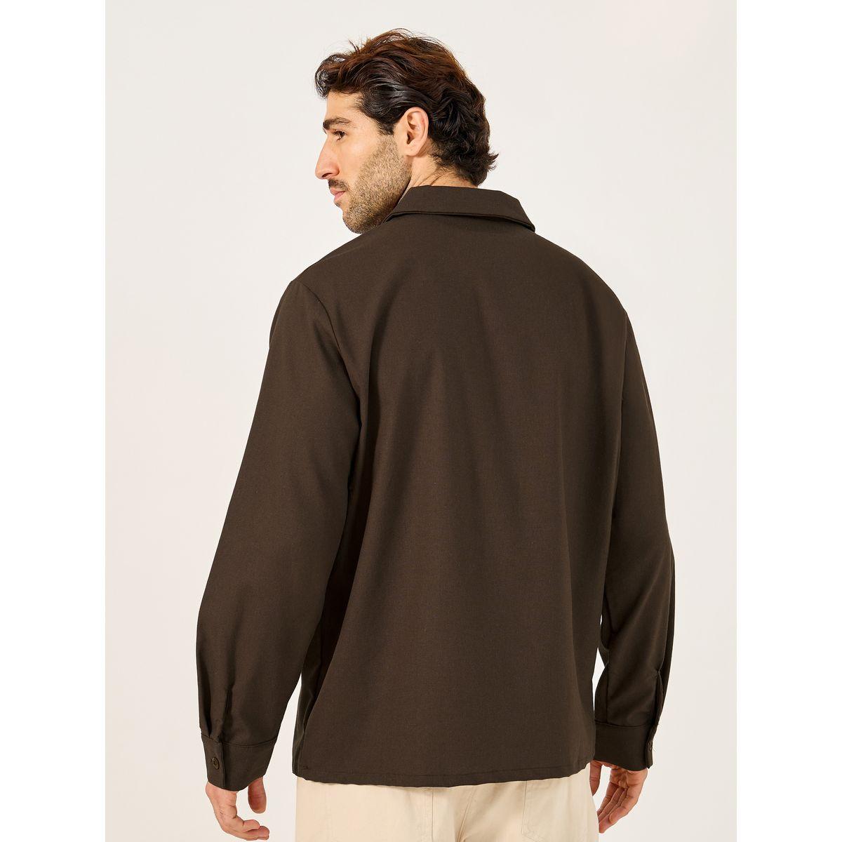 Styli Cotton Linen Relaxed Fit Shacket with Patch Pocket-men-clothing-jacketsandblazers-jackets-image-4