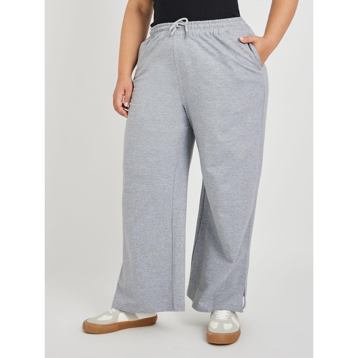 جوغر بأرجل واسعة ومقاس كبير مع رباط خصر-women-clothing-plussize-joggers-image-2