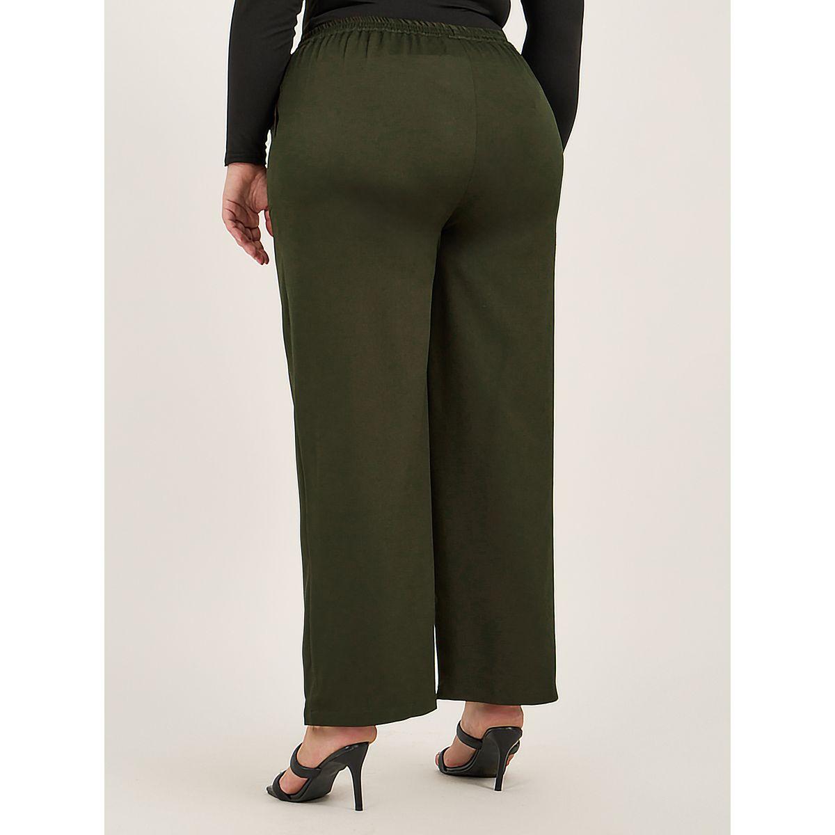 Styli Plus Size Belted Straight Leg Tapered Pants-women-clothing-bottoms-trousers-image-4
