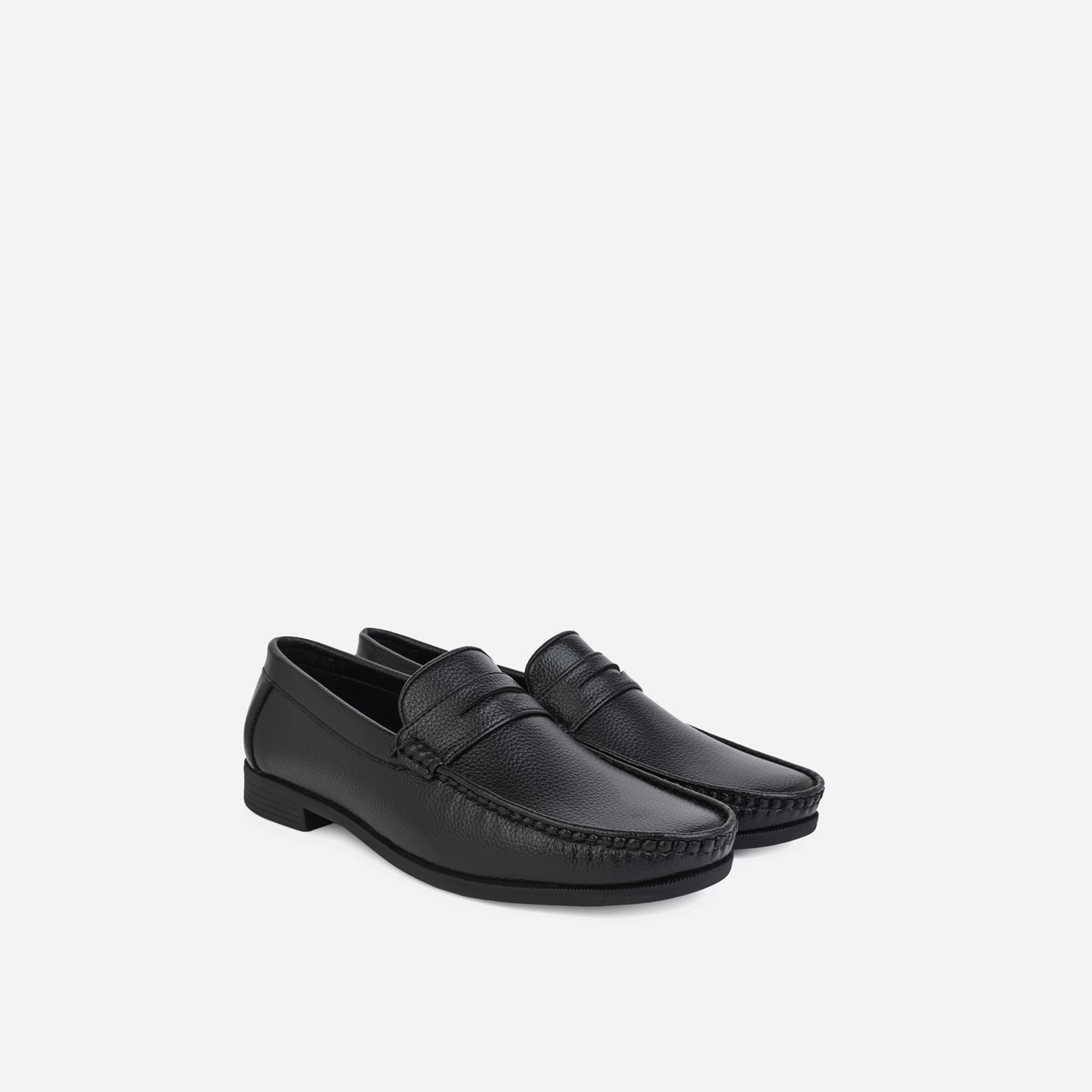 ستايلي - حذاء بيني سهل الارتداء من الجلد الصناعي-men-shoes-formalshoes-image-1