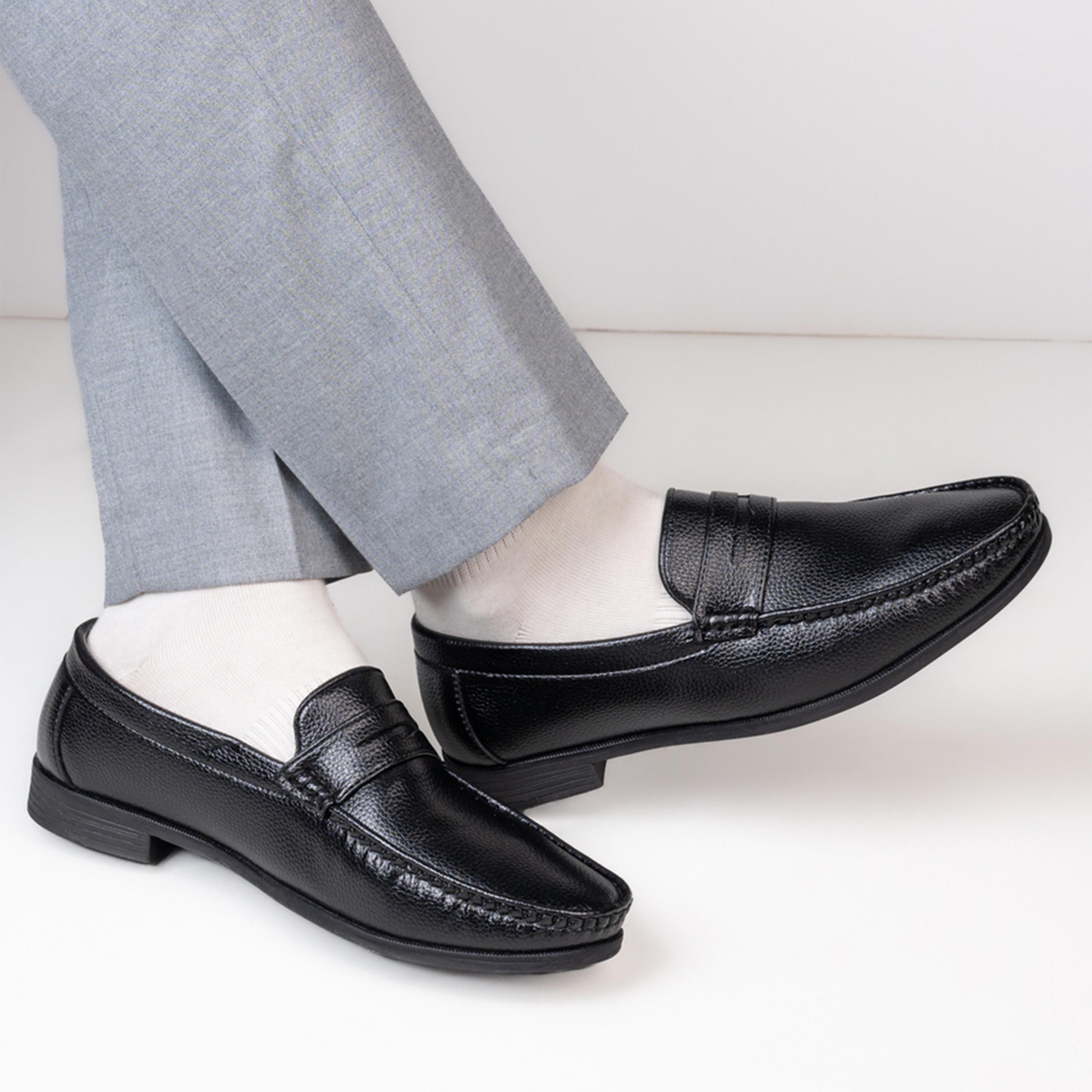 ستايلي - حذاء بيني سهل الارتداء من الجلد الصناعي-men-shoes-formalshoes-image-2