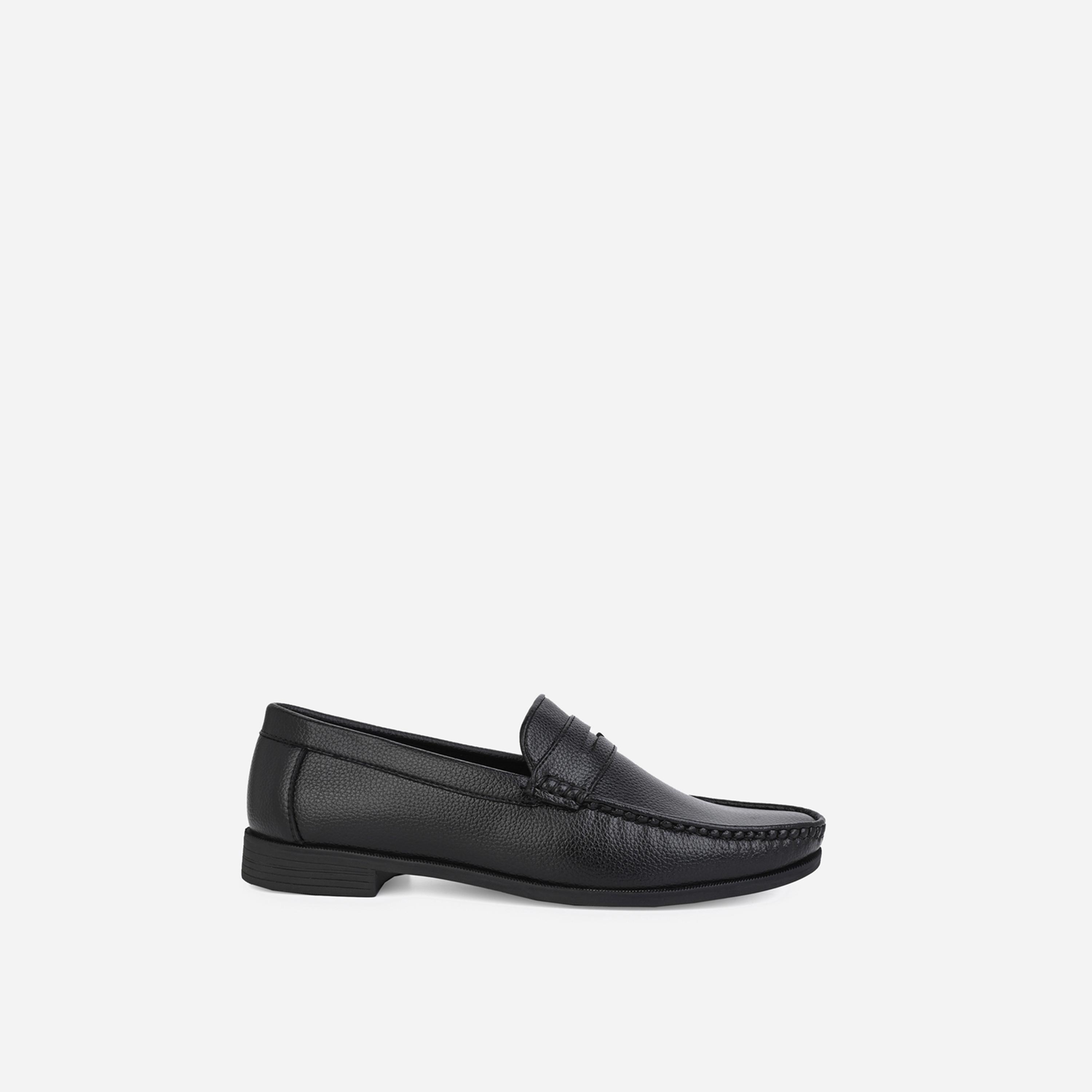 Styli Faux Leather Slip On Penny Loafers-men-shoes-formalshoes-image-3