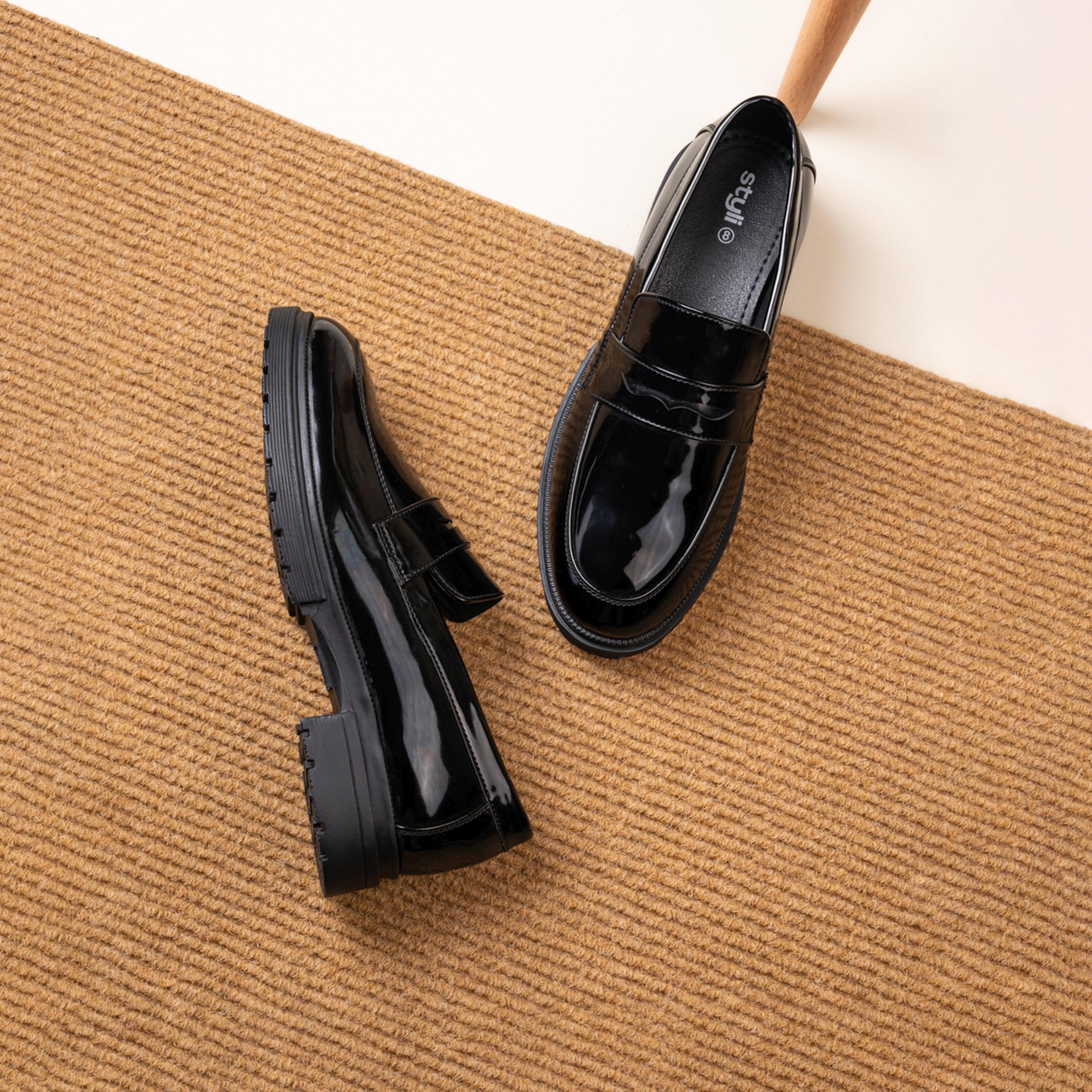 ستايلي - حذاء أكسفورد بنعل سميك سهل الارتداء-men-shoes-loafersandmoccasins-image-2