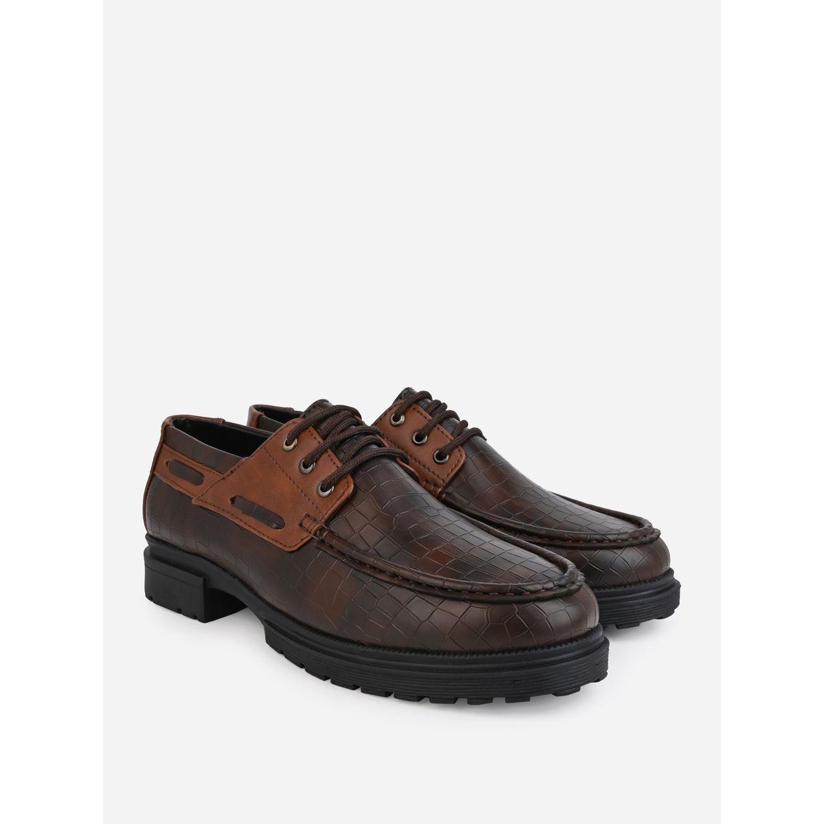 Textured Oxford Shoes with Lace-Up Closure-men-shoes-formalshoes-image-2