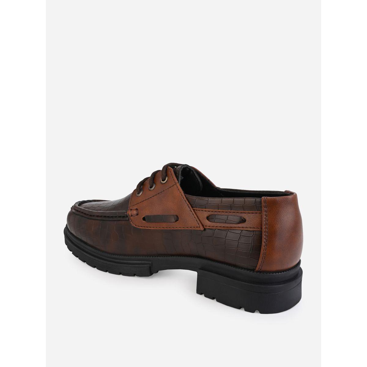 حذاء اكسفورد بتفاصيل بارزة الملمس ورباط غلق-men-shoes-formalshoes-image-4