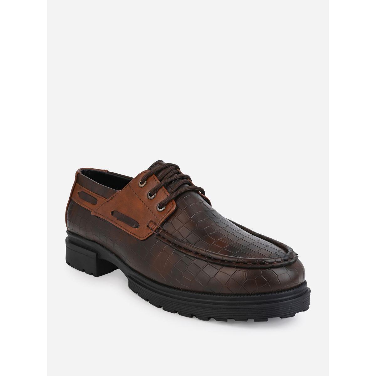 حذاء اكسفورد بتفاصيل بارزة الملمس ورباط غلق-men-shoes-formalshoes-image-5
