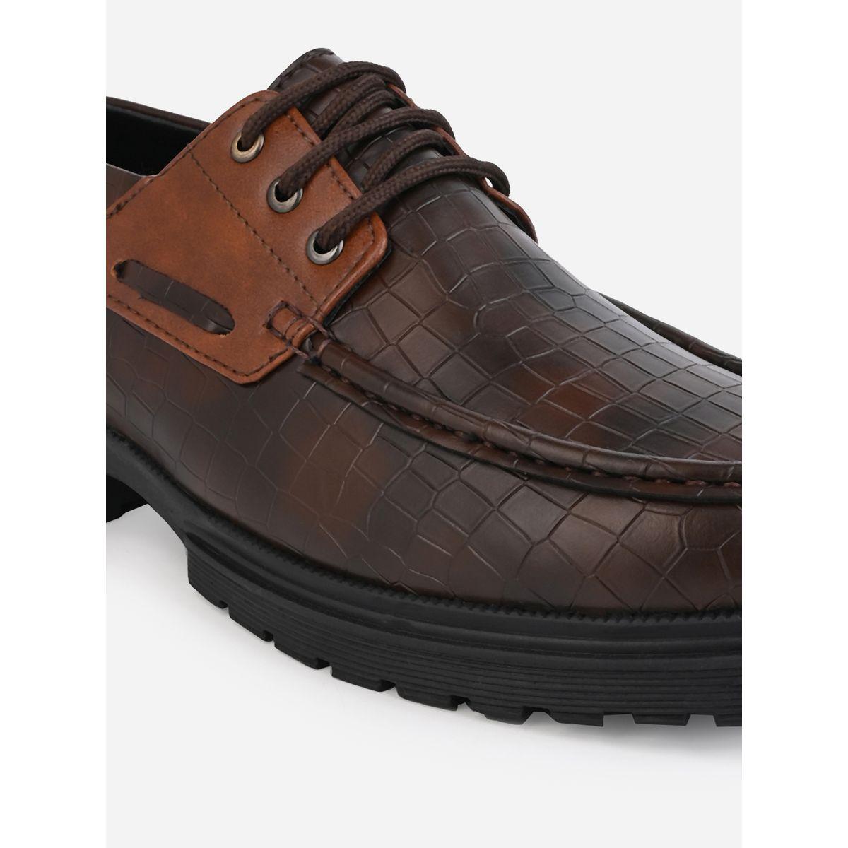 حذاء اكسفورد بتفاصيل بارزة الملمس ورباط غلق-men-shoes-formalshoes-image-7
