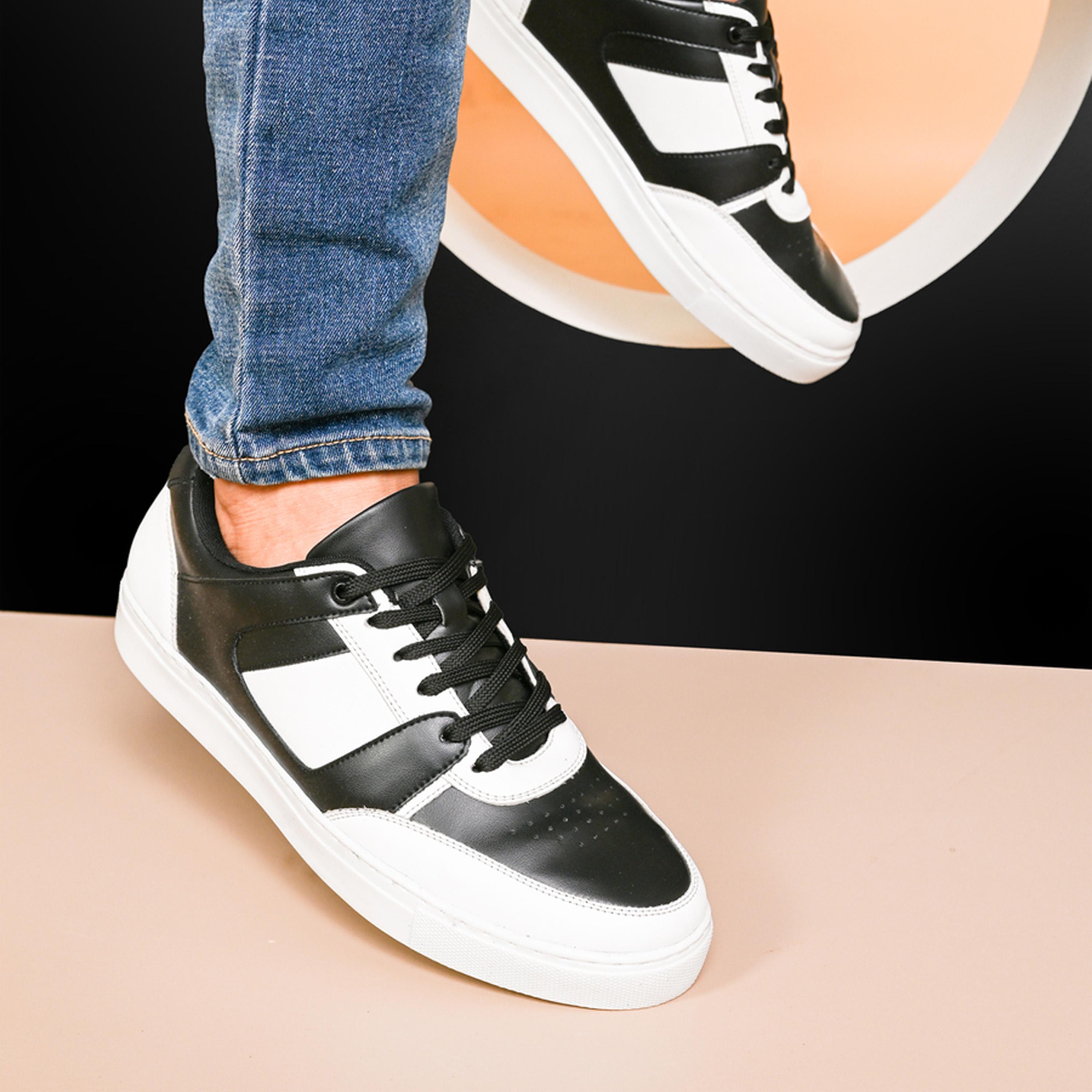 Styli Skateboard Color Block Lace Up Sneakers-men-shoes-sneakers-image-4
