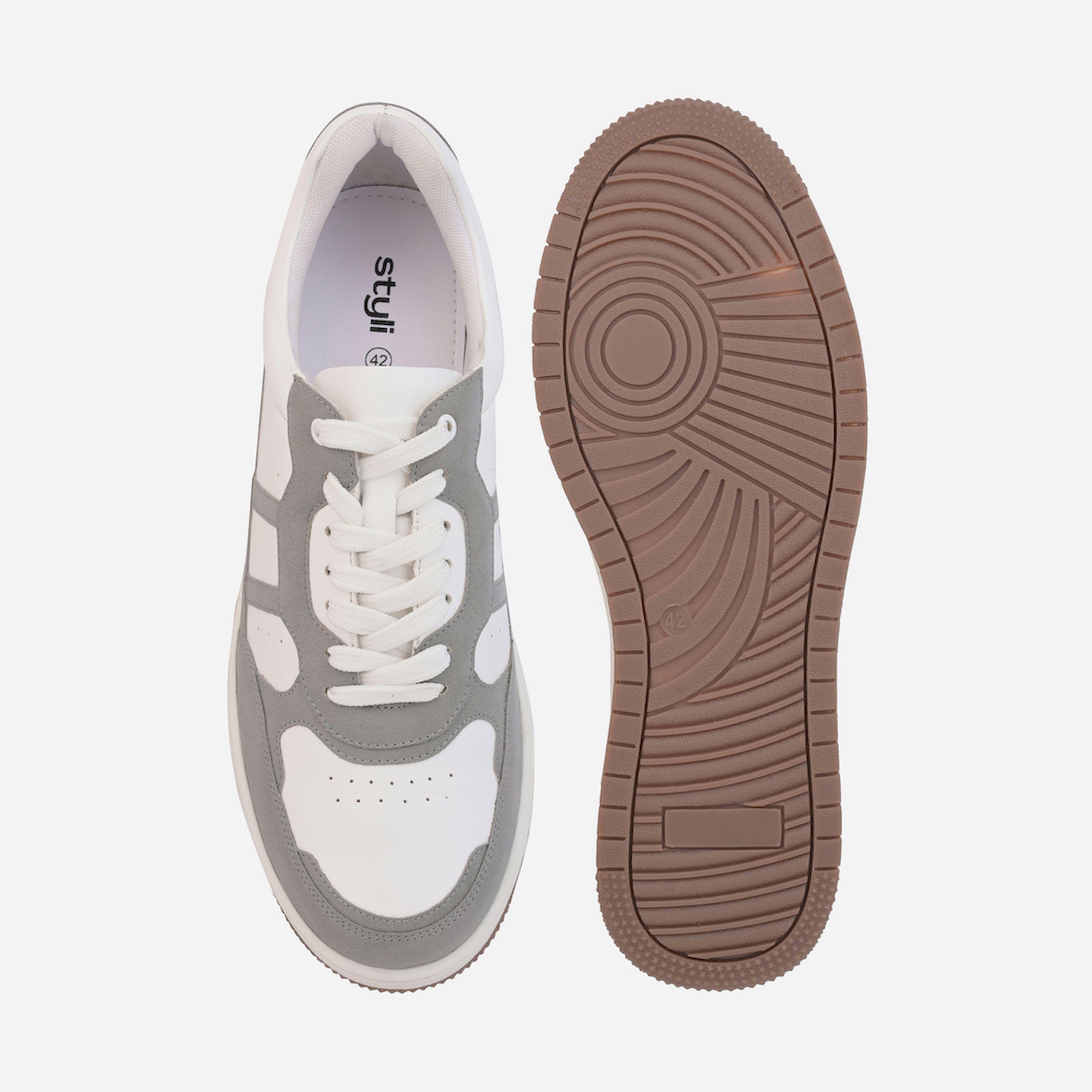 Styli Color Block Lace Up Sneakers-men-shoes-sneakers-image-6