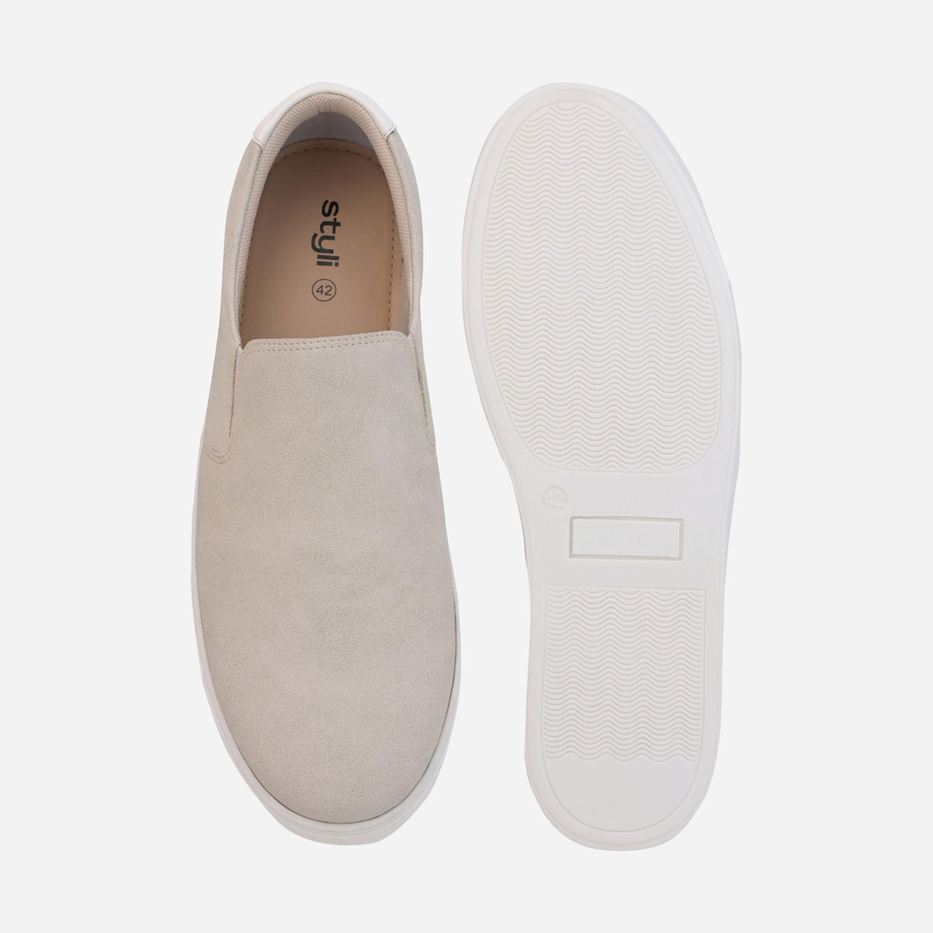 Styli Solid Slip On Double Padded Casual Shoes-men-shoes-loafersandmoccasins-image-6