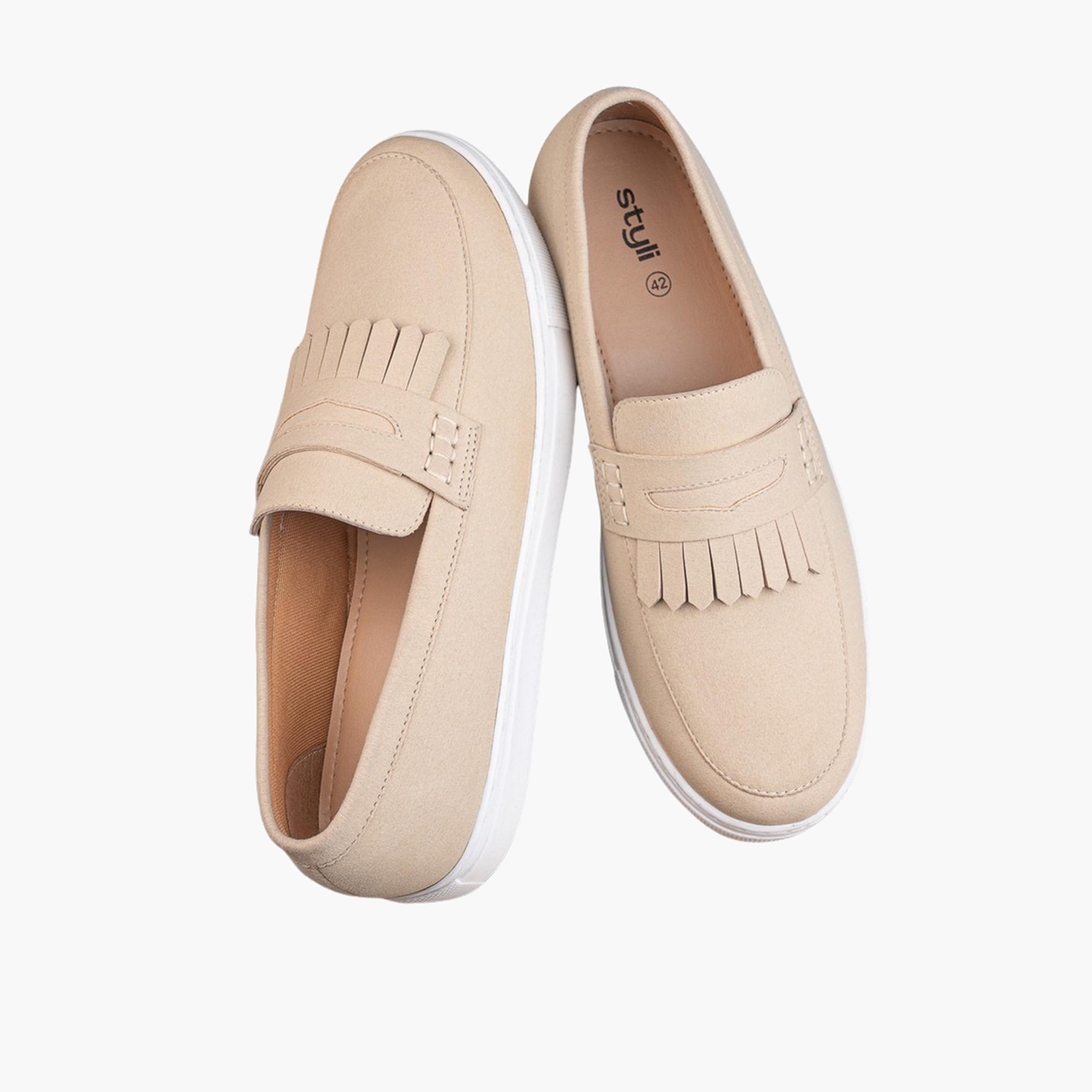ستايلي - حذاء كاجوال بمظهر جلد سويد وتفاصيل شراشيب-men-shoes-loafersandmoccasins-image-7