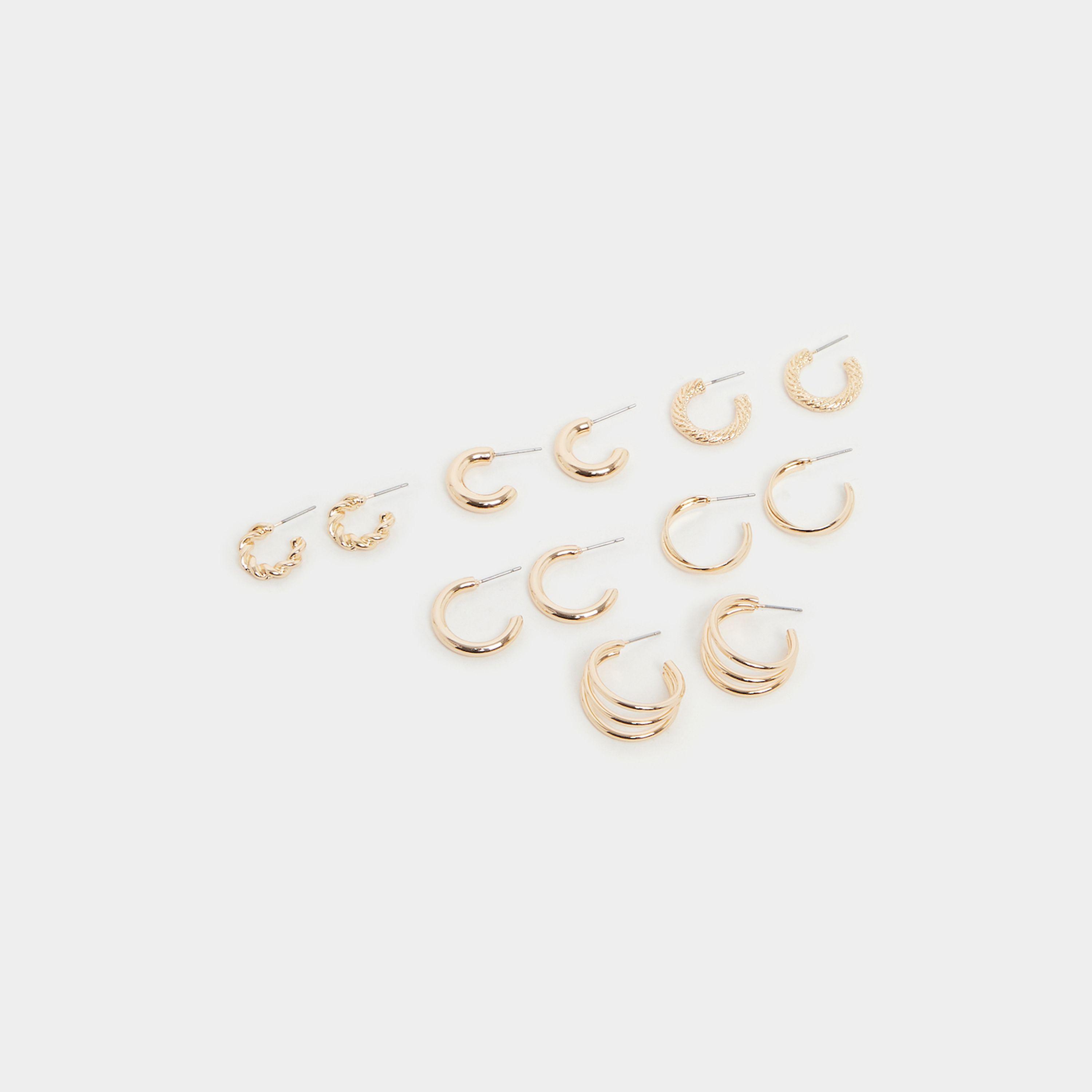 ستايلي - طقم من 6 أقراط دائرية-women-watchesandjewellery-jewellery-earrings-image-2