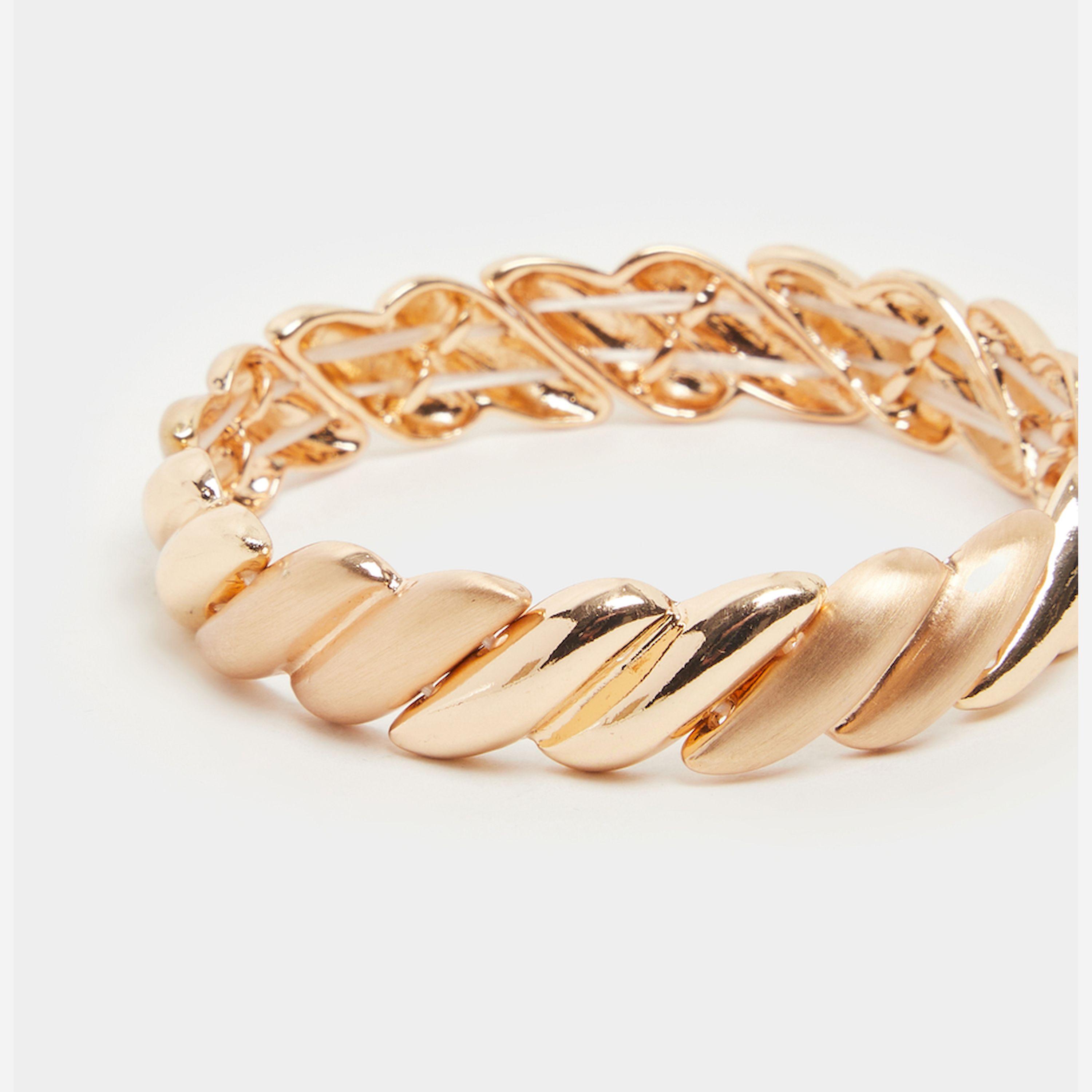 Styli Chunky Textured Bangle-women-watchesandjewellery-jewellery-banglesandbracelets-image-2