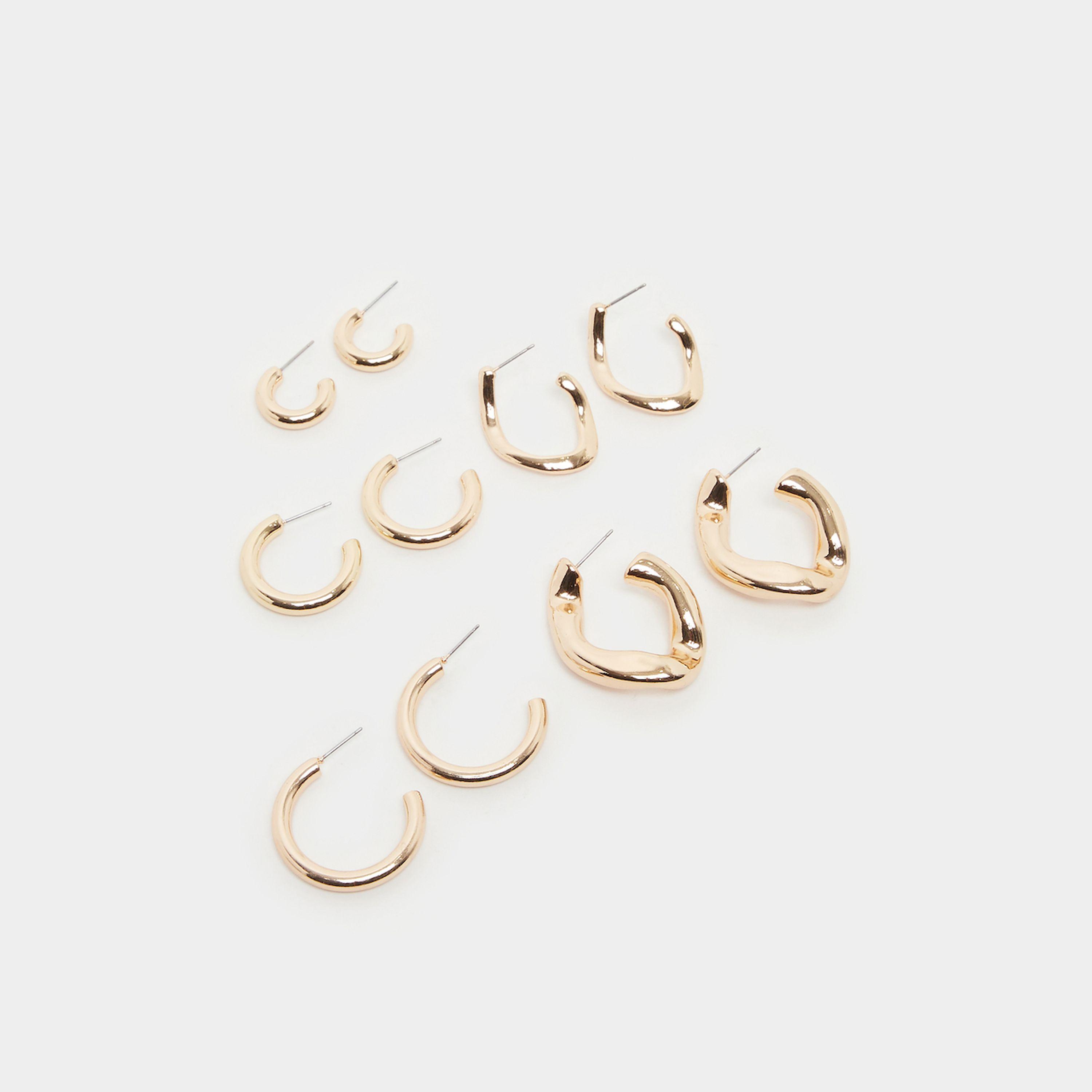 ستايلي - طقم من 5 أقراط دائرية-women-watchesandjewellery-jewellery-earrings-image-1