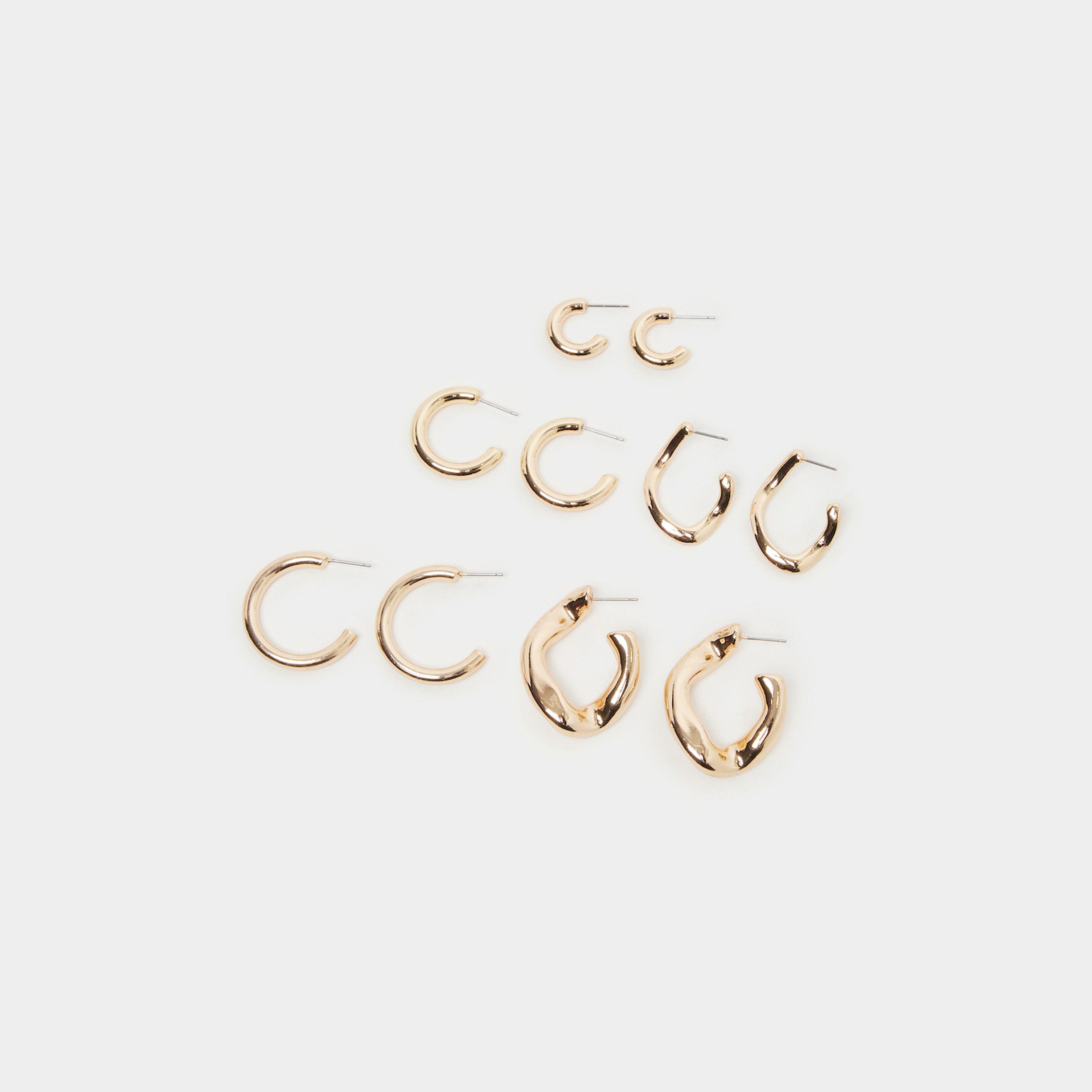 Styli Set Of 5 - Hoop Earrings-women-watchesandjewellery-jewellery-earrings-image-3