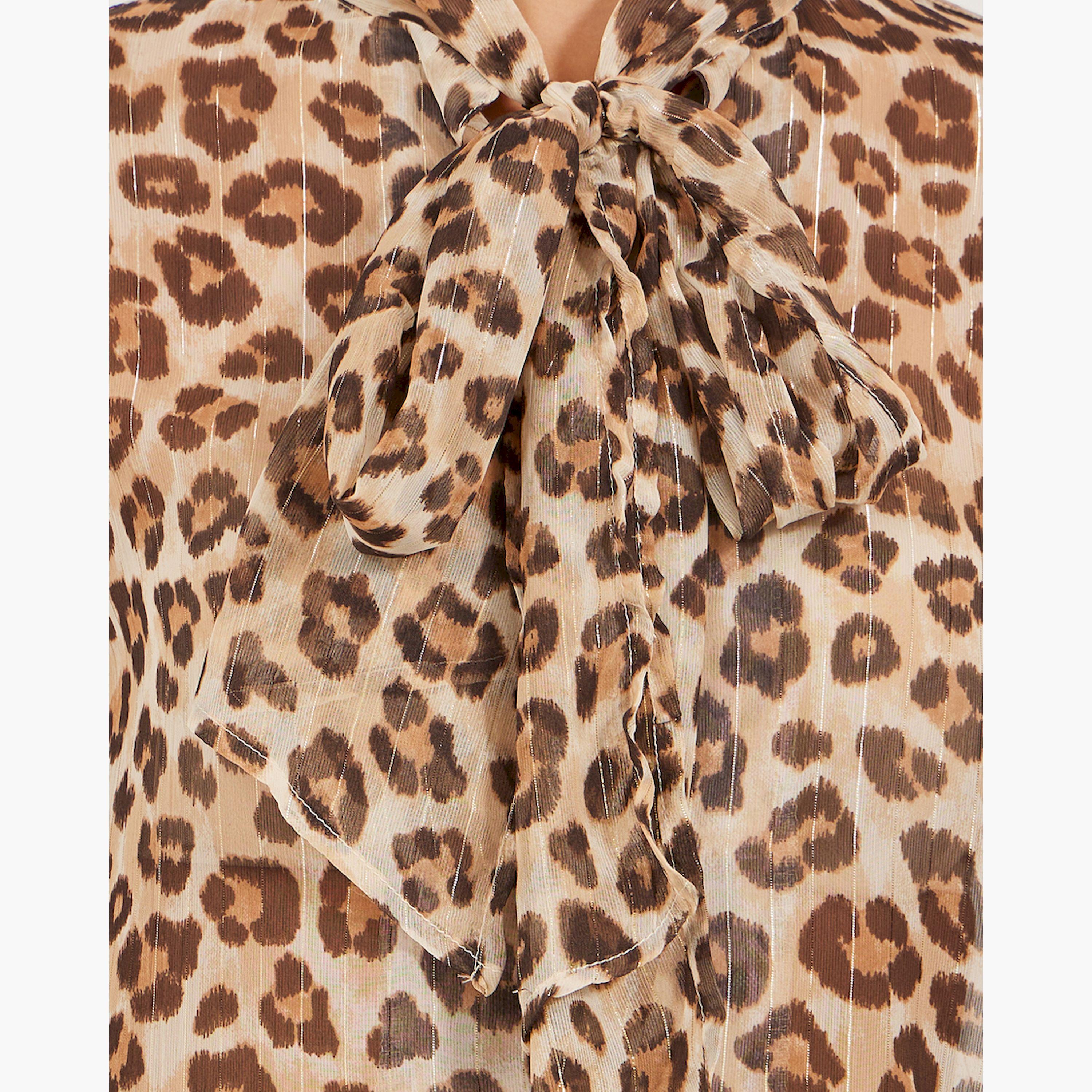 Styli Animal Printed Long Sleeves Button Front Blouse-women-clothing-shirtsandblouses-blouses-image-4
