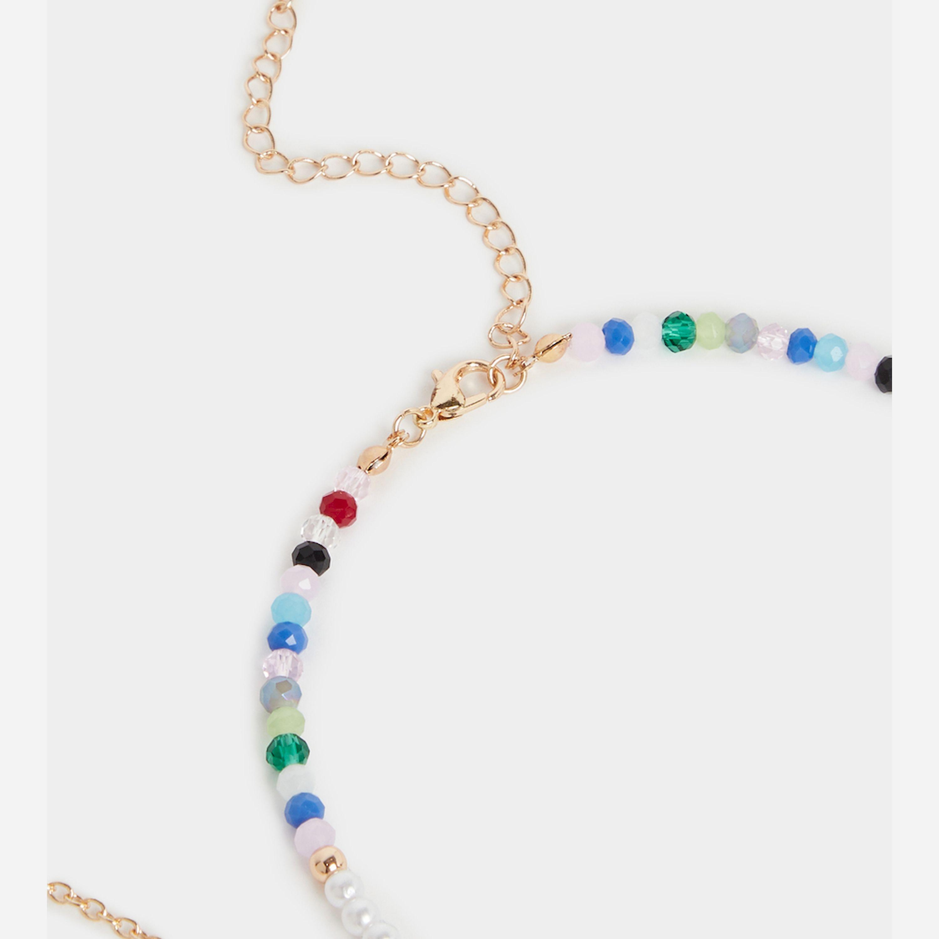 Styli Pack Of 3 Beaded Necklace-women-watchesandjewellery-jewellery-necklacesandpendants-image-3