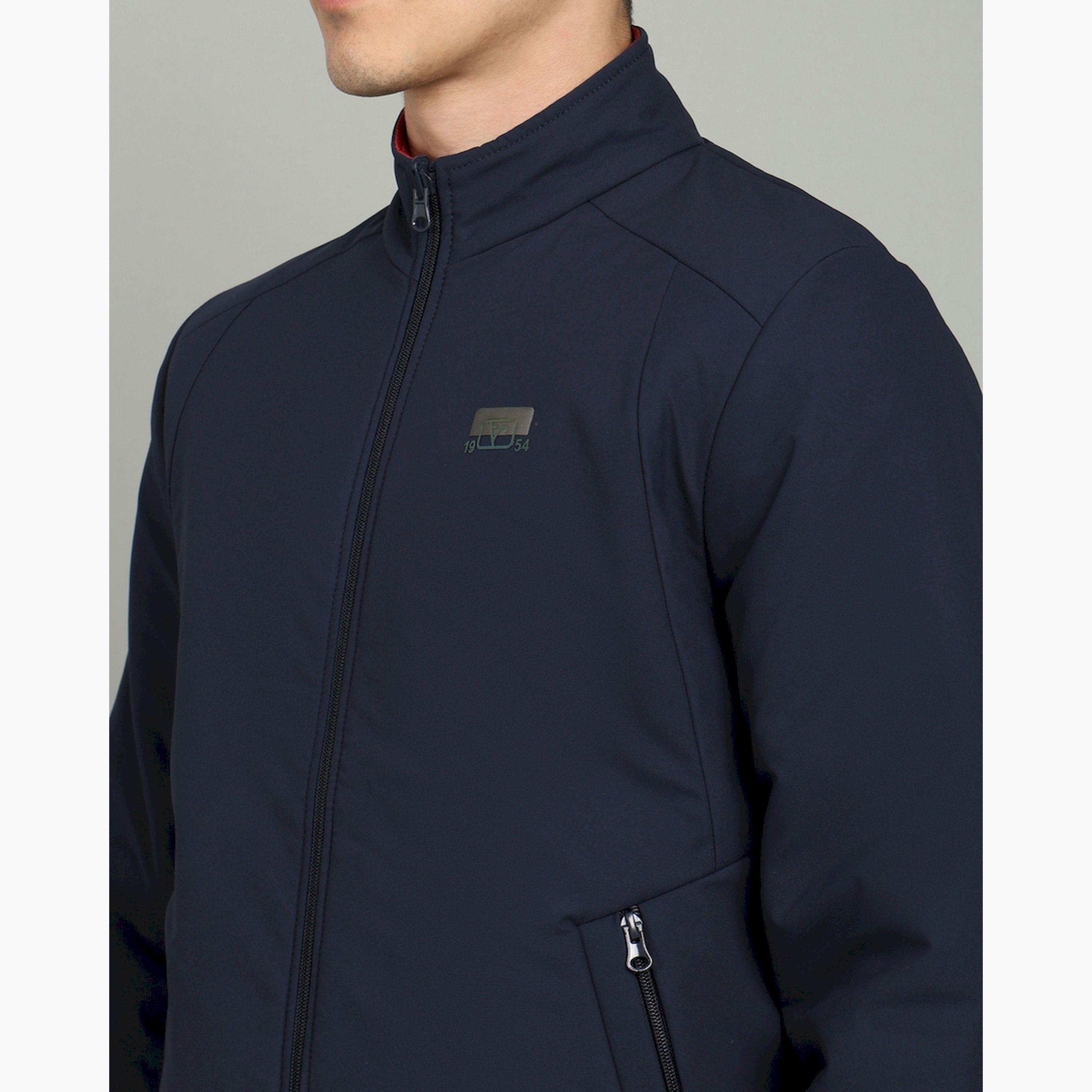 فورت كولينز × ستايلي - جاكيت بياقة عالية وسحّاب أمامي وشارة-men-clothing-jacketsandblazers-jackets-image-5