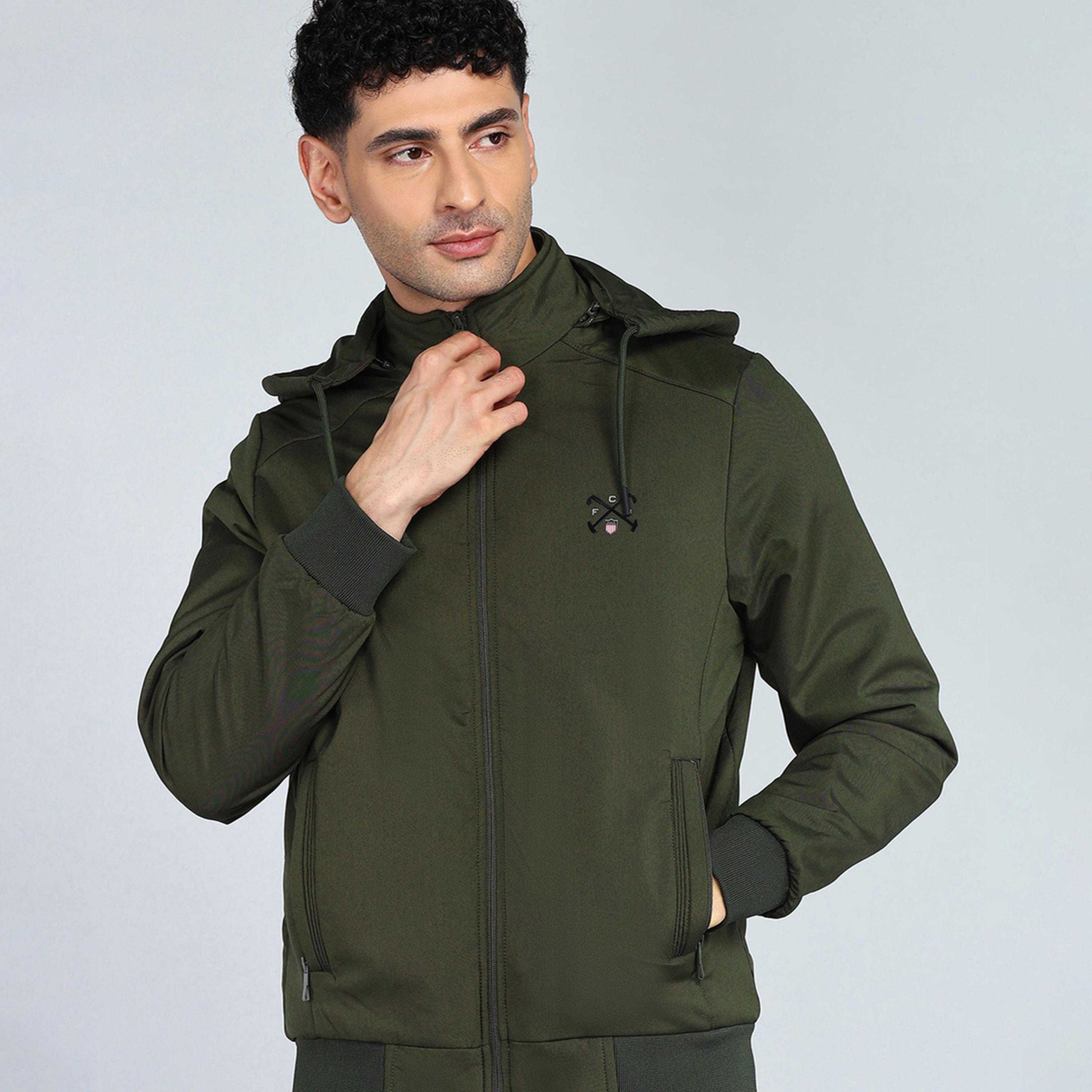 فورت كولينز × ستايلي - جاكيت خفيف الوزن بقبعة وسحاب أمامي-men-clothing-jacketsandblazers-jackets-image-1
