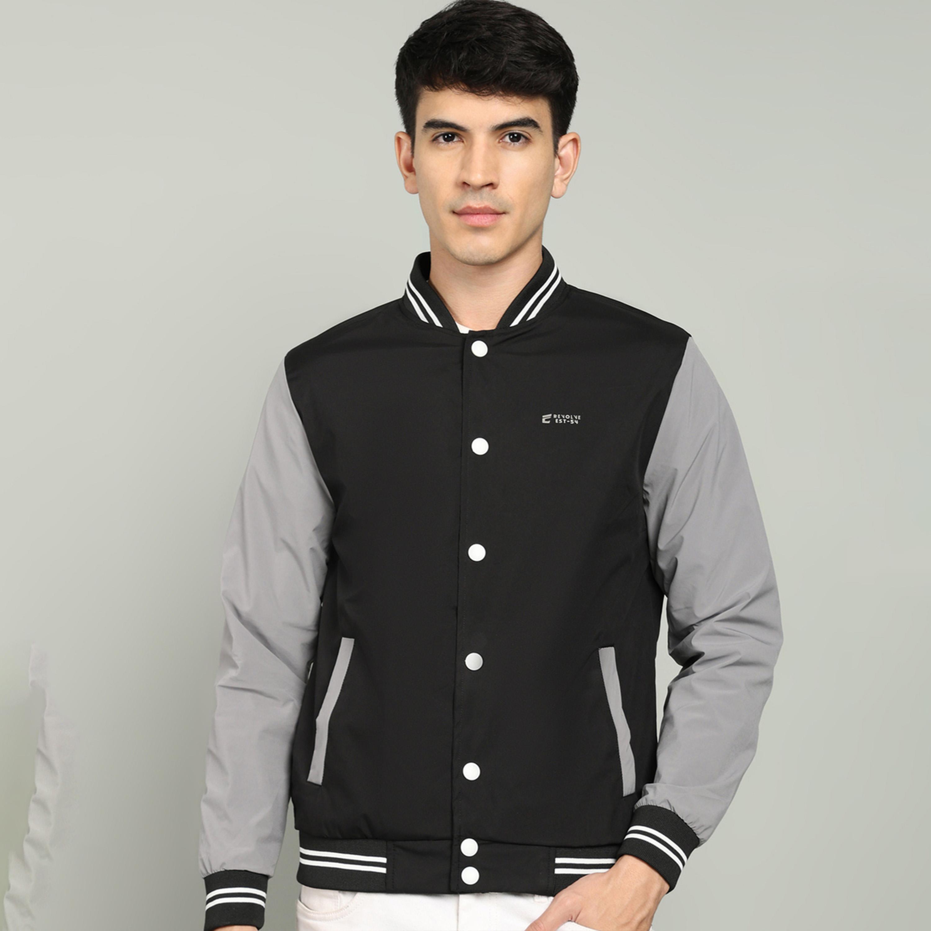 فورت كولينز × ستايلي - جاكيت جامعي بأزرار وألوان متباينة-men-clothing-jacketsandblazers-jackets-image-1