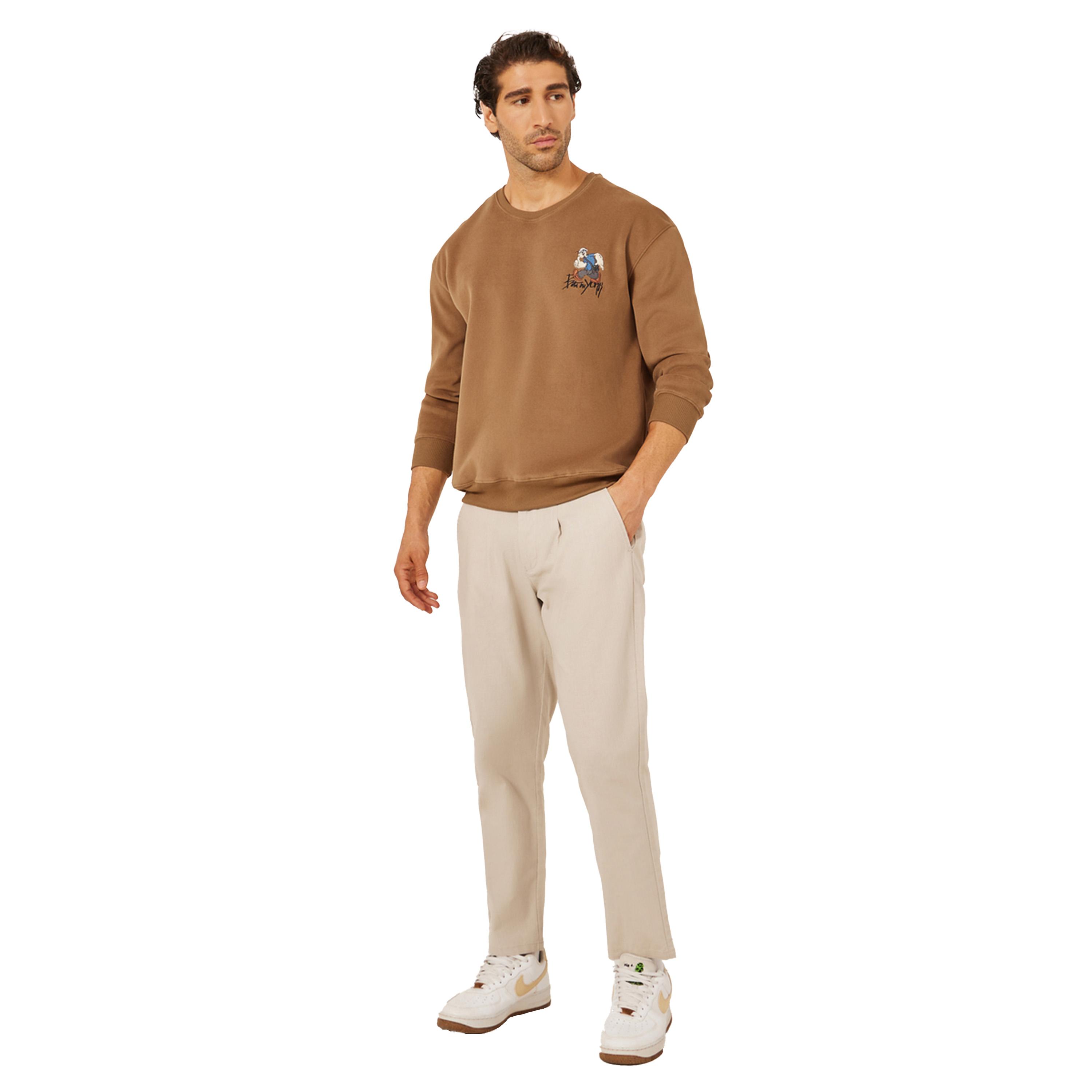 Fort Collins X Styli Embroidered Round Neck Oversized Sweatshirt-men-winterwear-hoodiesandsweatshirts-image-2