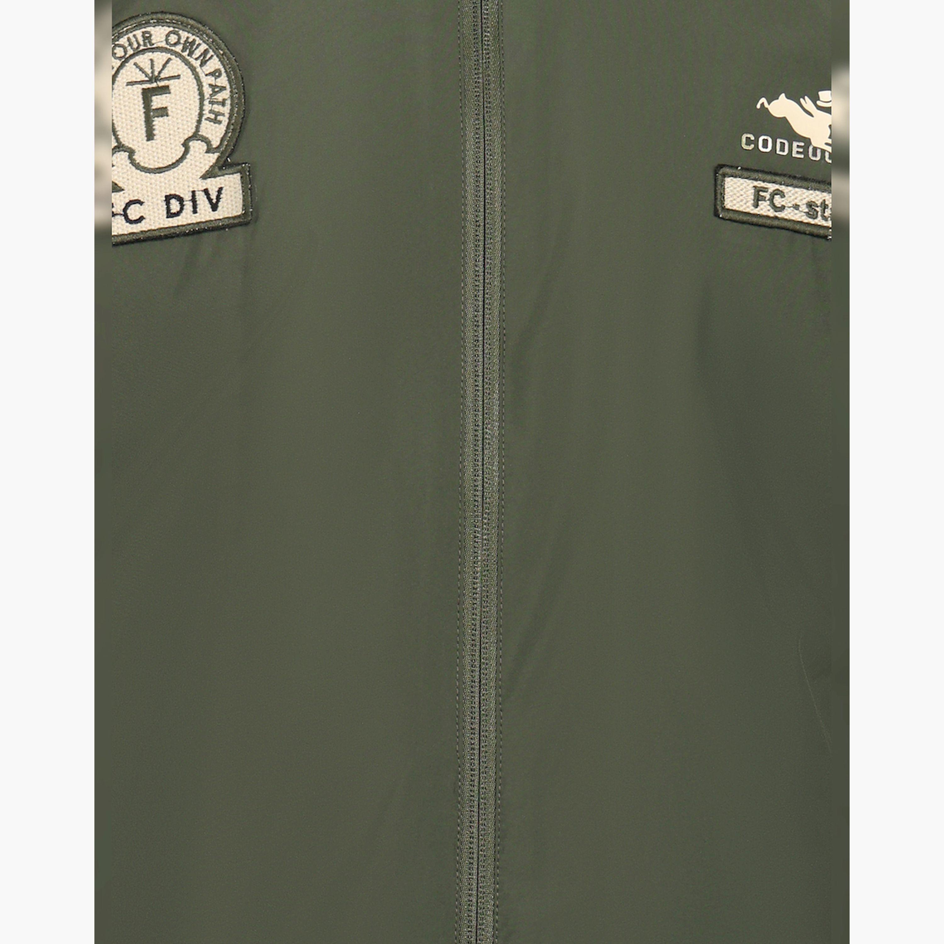 Fort Collins X Styli Front Zipper High Neck Jacket with Badge Detail-men-clothing-jacketsandblazers-jackets-image-6