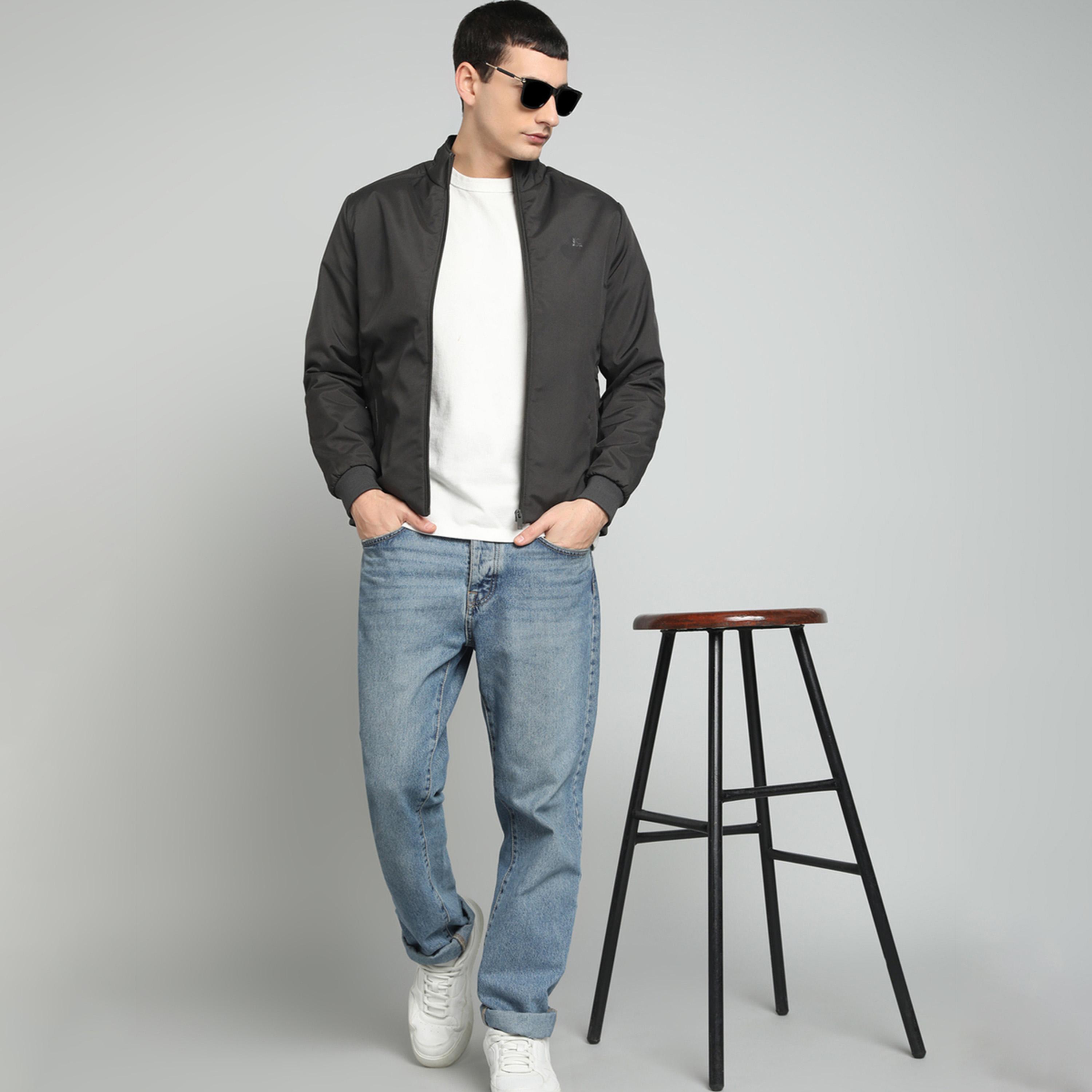 فورت كولينز × ستايلي - جاكيت خفيف الوزن بسحاب أمامي وياقة عالية-men-clothing-jacketsandblazers-jackets-image-3