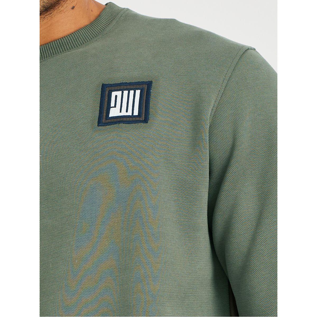 Fort Collins Slogan Print Round Neck Sweatshirt-men-winterwear-hoodiesandsweatshirts-image-4