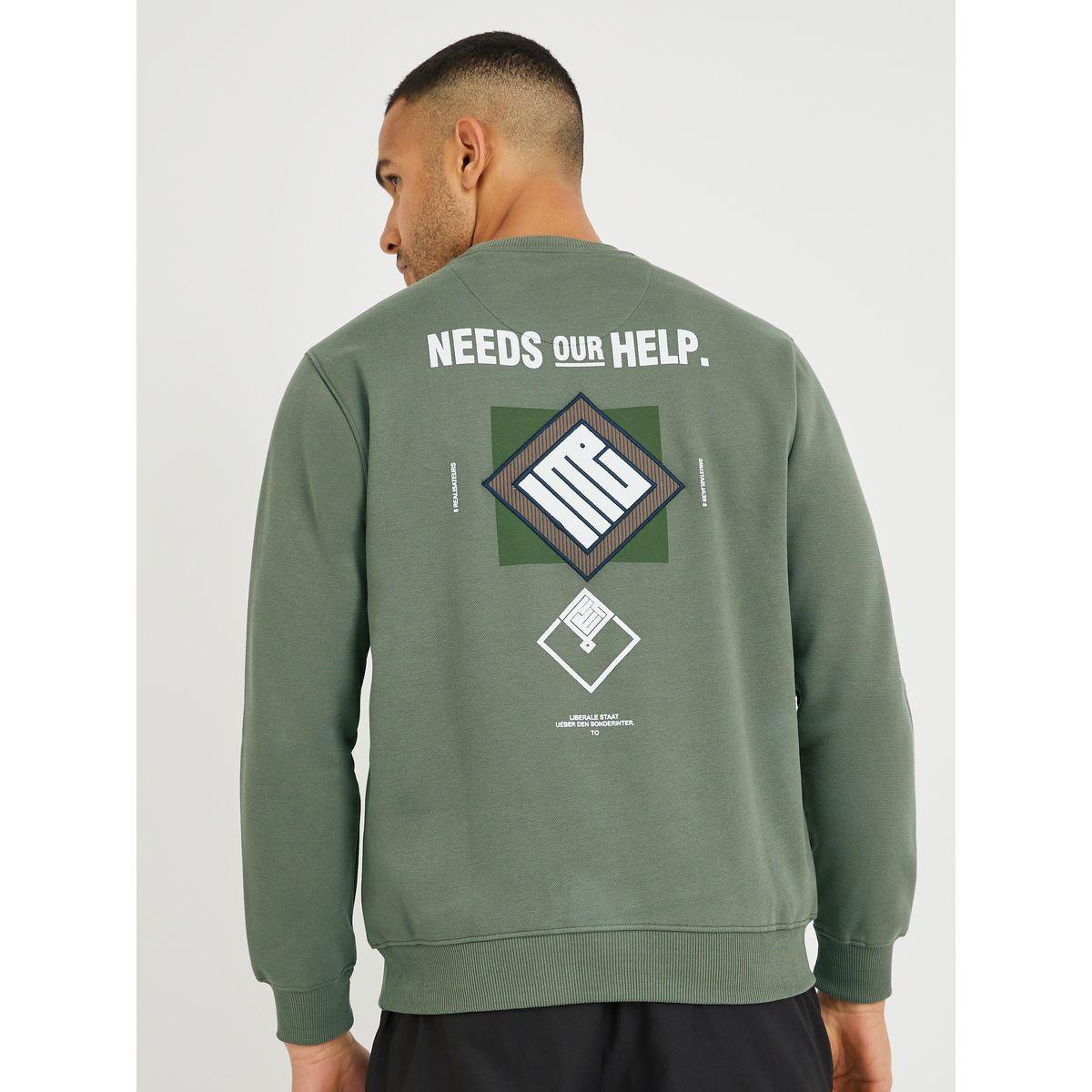 سويت شيرت بطبعة كتابة وياقة دائرية-men-winterwear-hoodiesandsweatshirts-image-5
