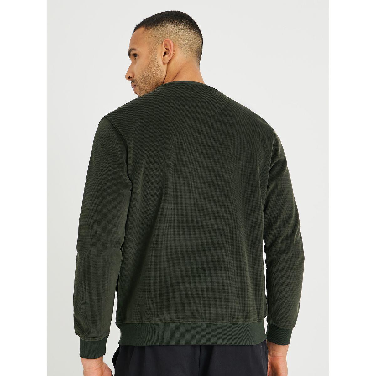 Fort Collins Slogan Print Round Neck Sweatshirt-men-winterwear-hoodiesandsweatshirts-image-4
