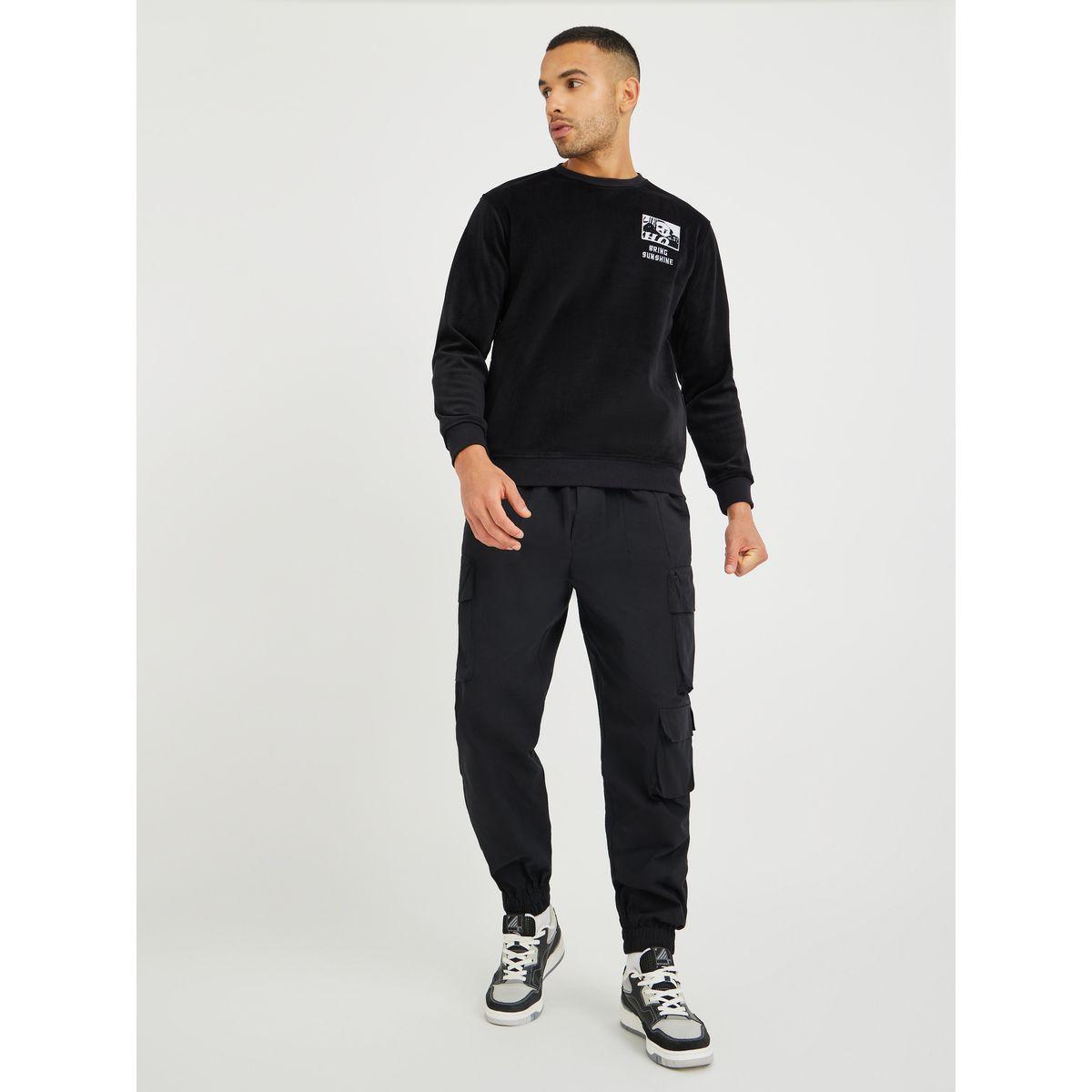 Fort Collins Round Neck Regular Fit Sweatshirt-men-winterwear-hoodiesandsweatshirts-image-2