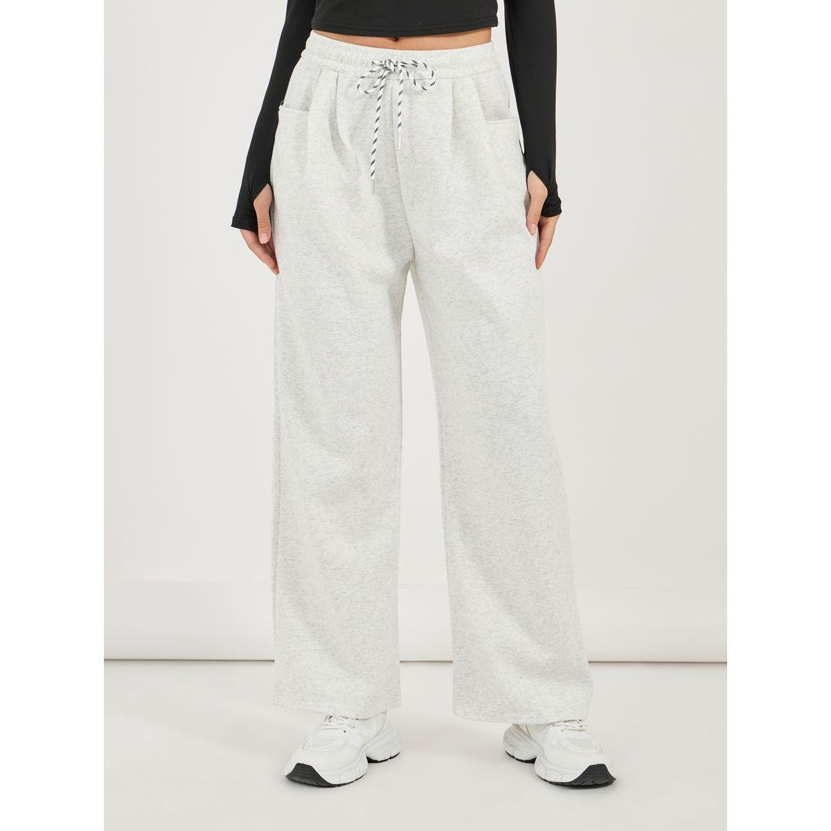 جوغر سادة بأرجل واسعة وأربطة-women-clothing-bottoms-joggers-image-2
