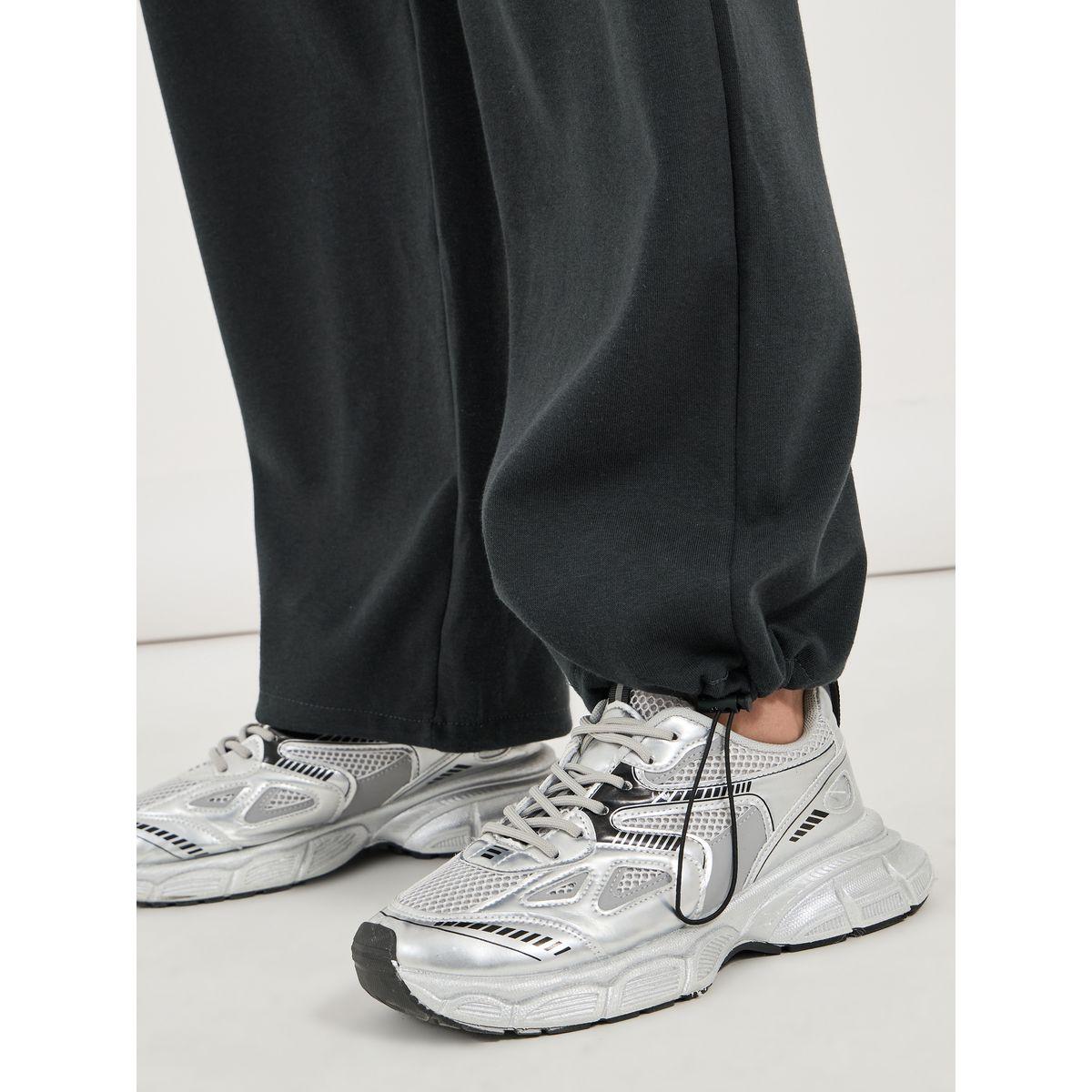 جوغر سادة بأرجل واسعة وخصر مطاطي-women-clothing-bottoms-joggers-image-4