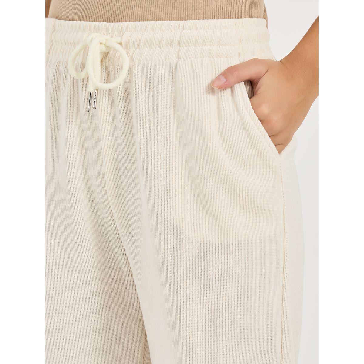 Styli Solid Relaxed Fit Joggers with Drawstring-women-clothing-bottoms-joggers-image-3