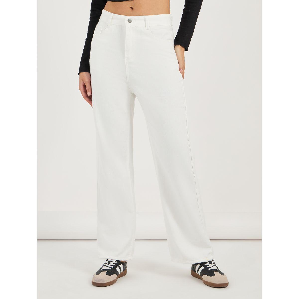 Styli Solid High Rise Straight Leg Jeans-women-clothing-bottoms-jeans-image-2