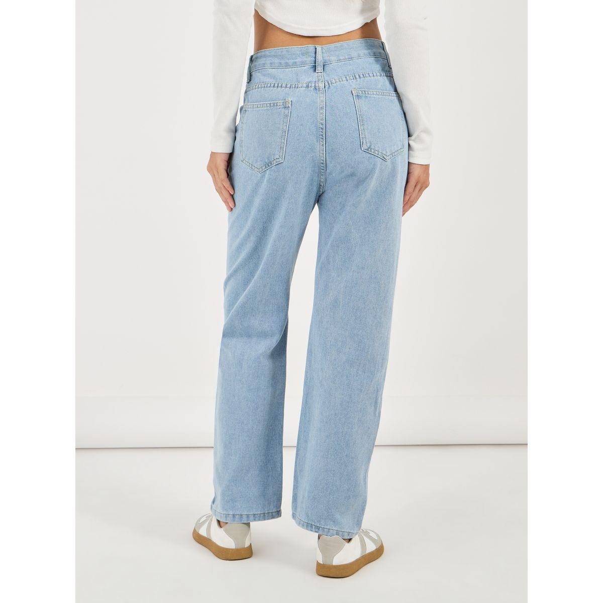 Styli High Rise Relaxed Fit Faded Jeans-women-clothing-bottoms-jeans-image-4