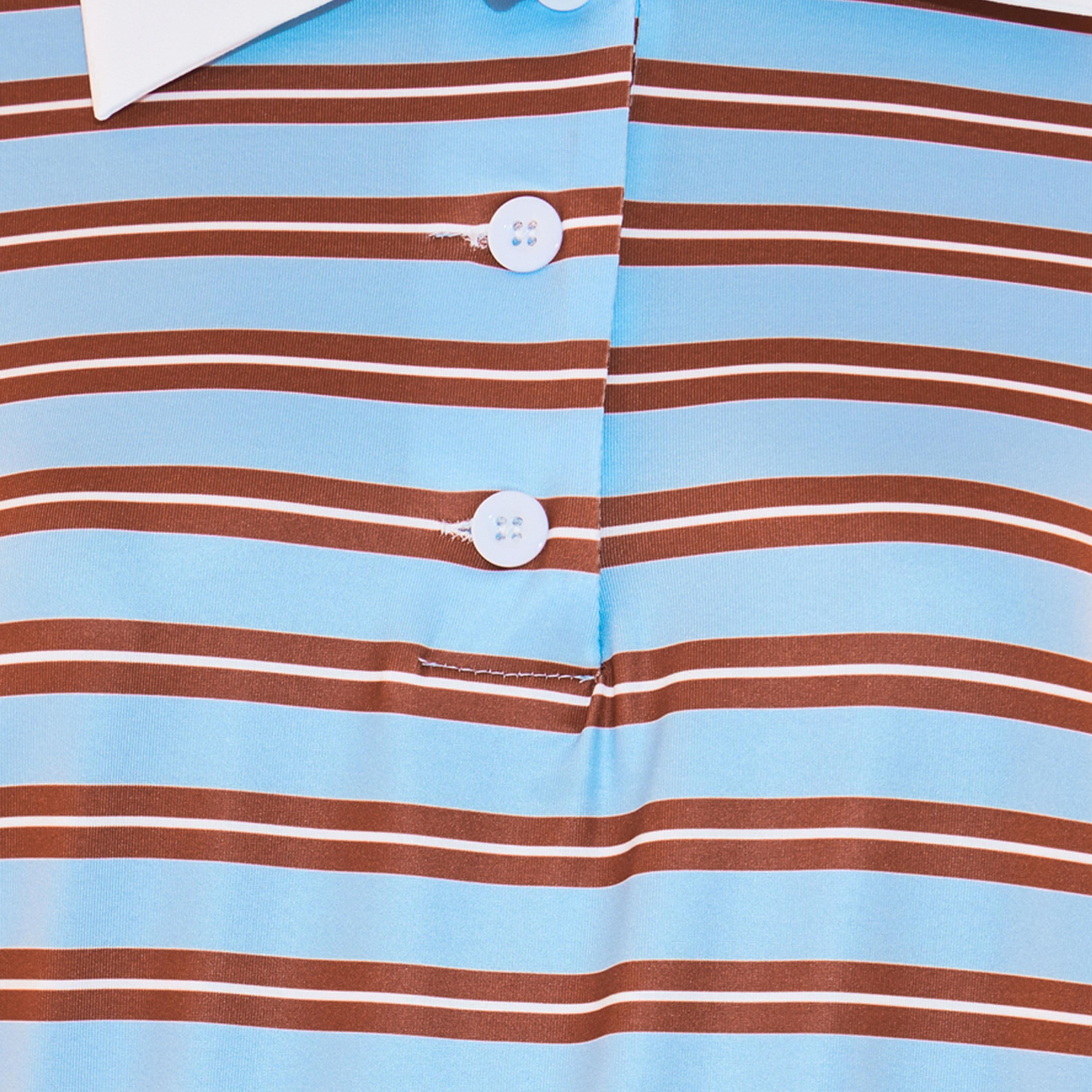 Take Two Relaxed Fit Striped Long Sleeve Polo T-Shirt-women-clothing-tshirts-image-3