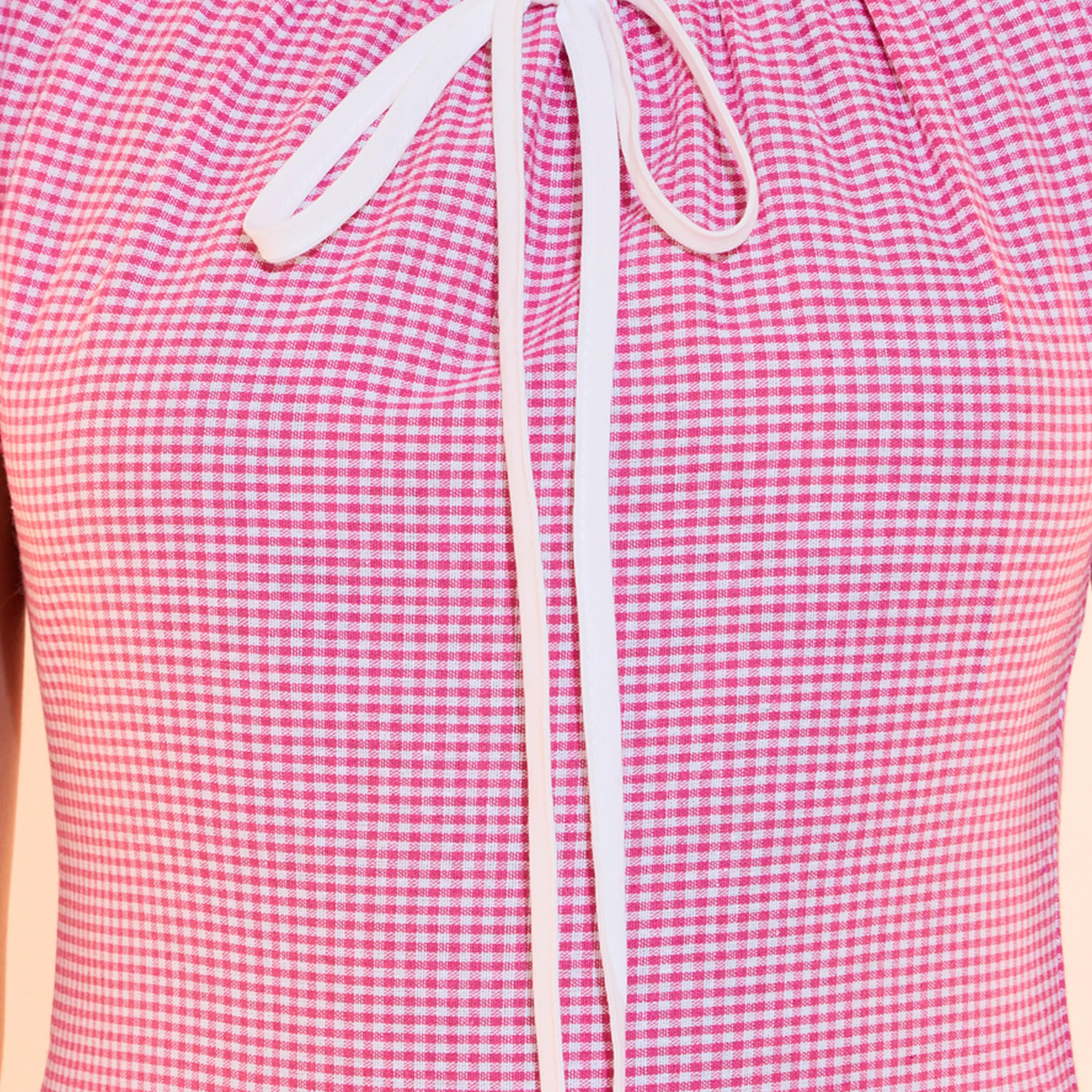 Take Two Gingham Check A-Line Maxi Dress with Bow Detail-women-clothing-dresses-image-3